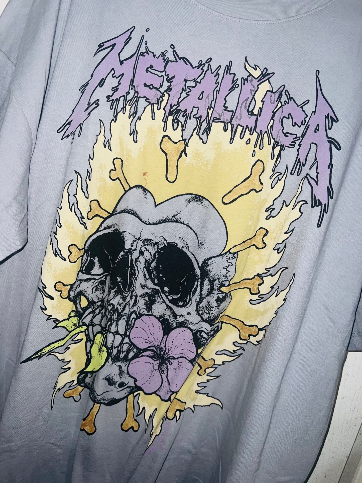 Metallica Oversized Distressed Tee