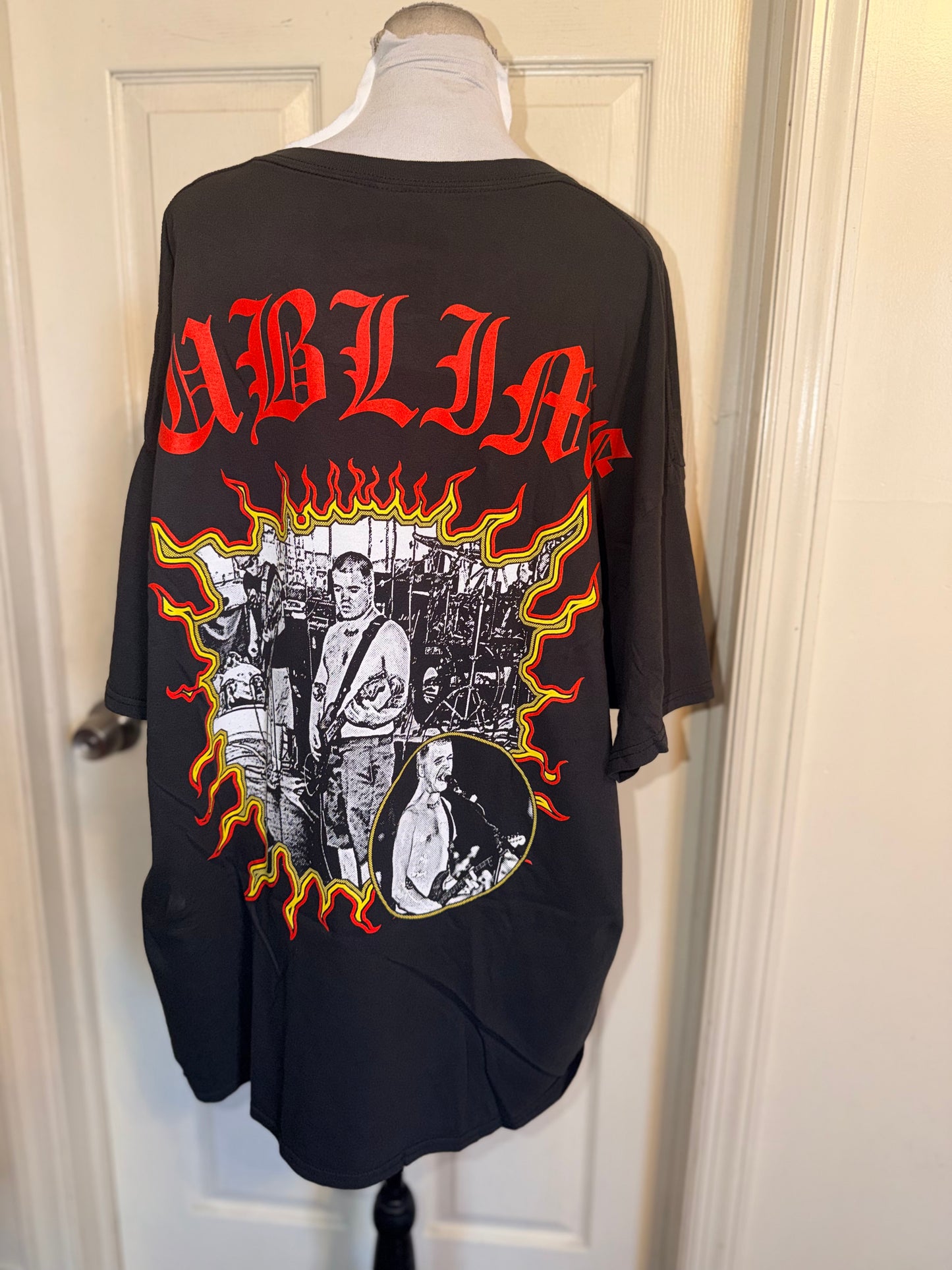 Sublime Double Sided Oversized Distressed Tee
