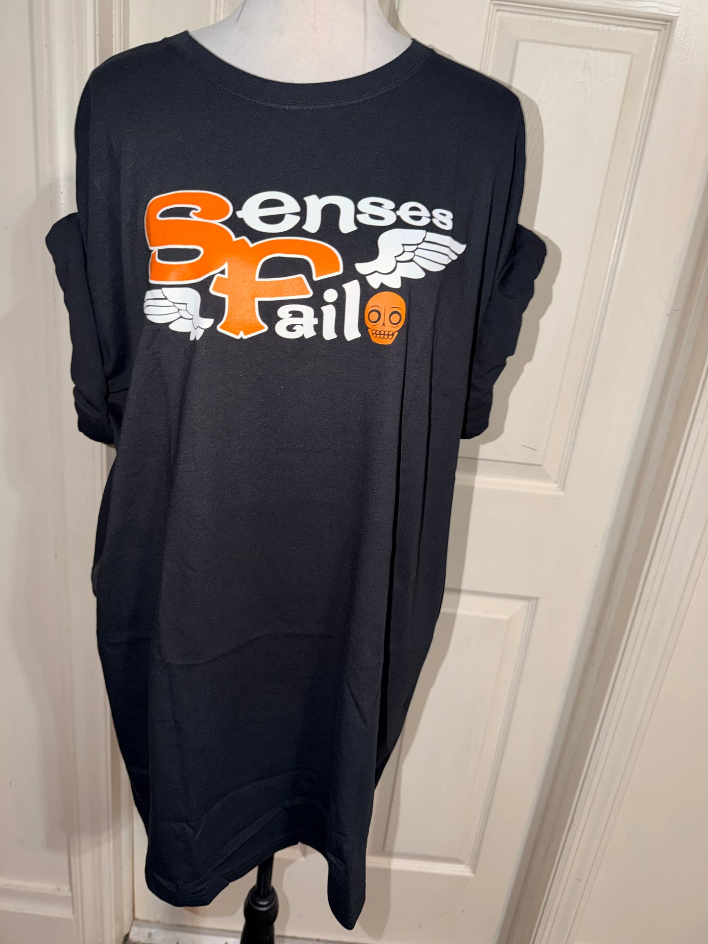 Senses Fail Oversized Distressed Tee