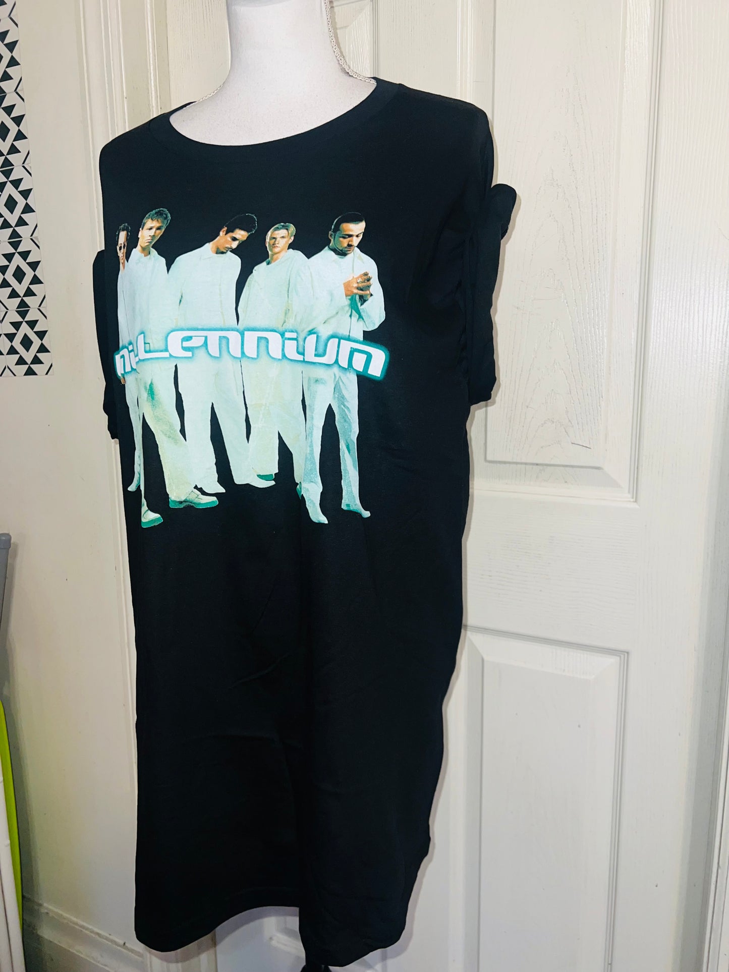 Backstreet Boys Oversized Distressed Tee