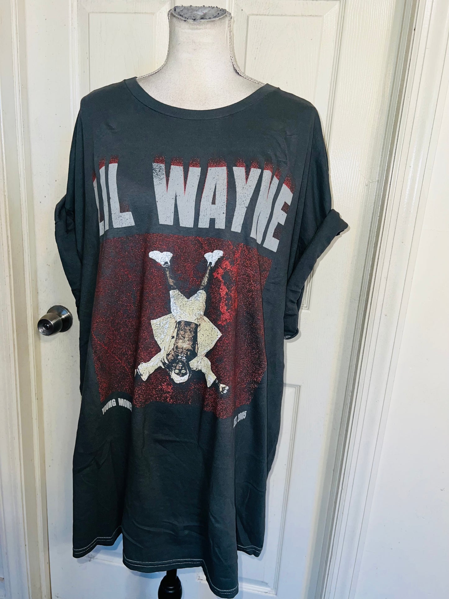 Lil Wayne Oversized Distressed Tee