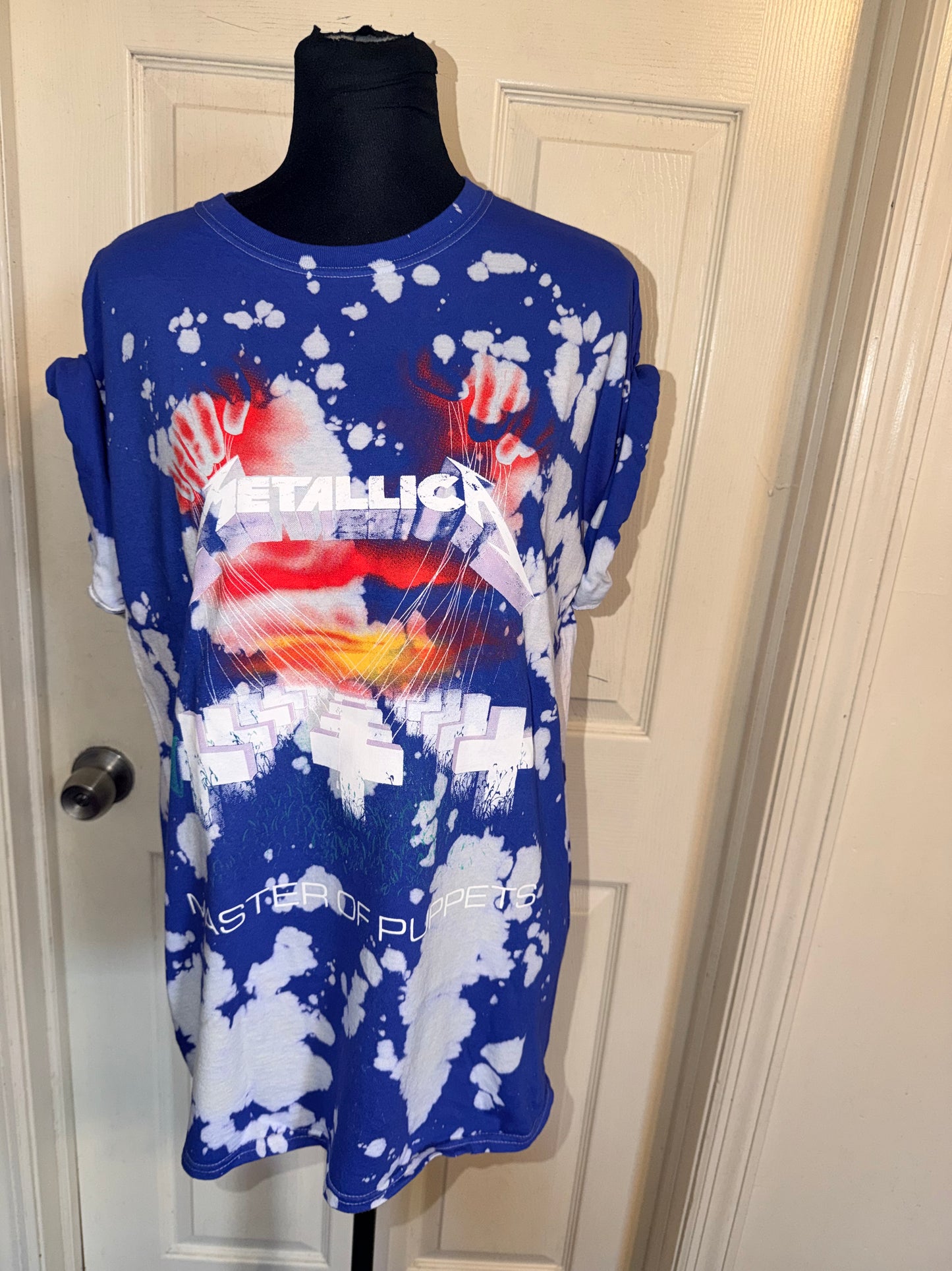 Metallica Oversized Distressed Tee