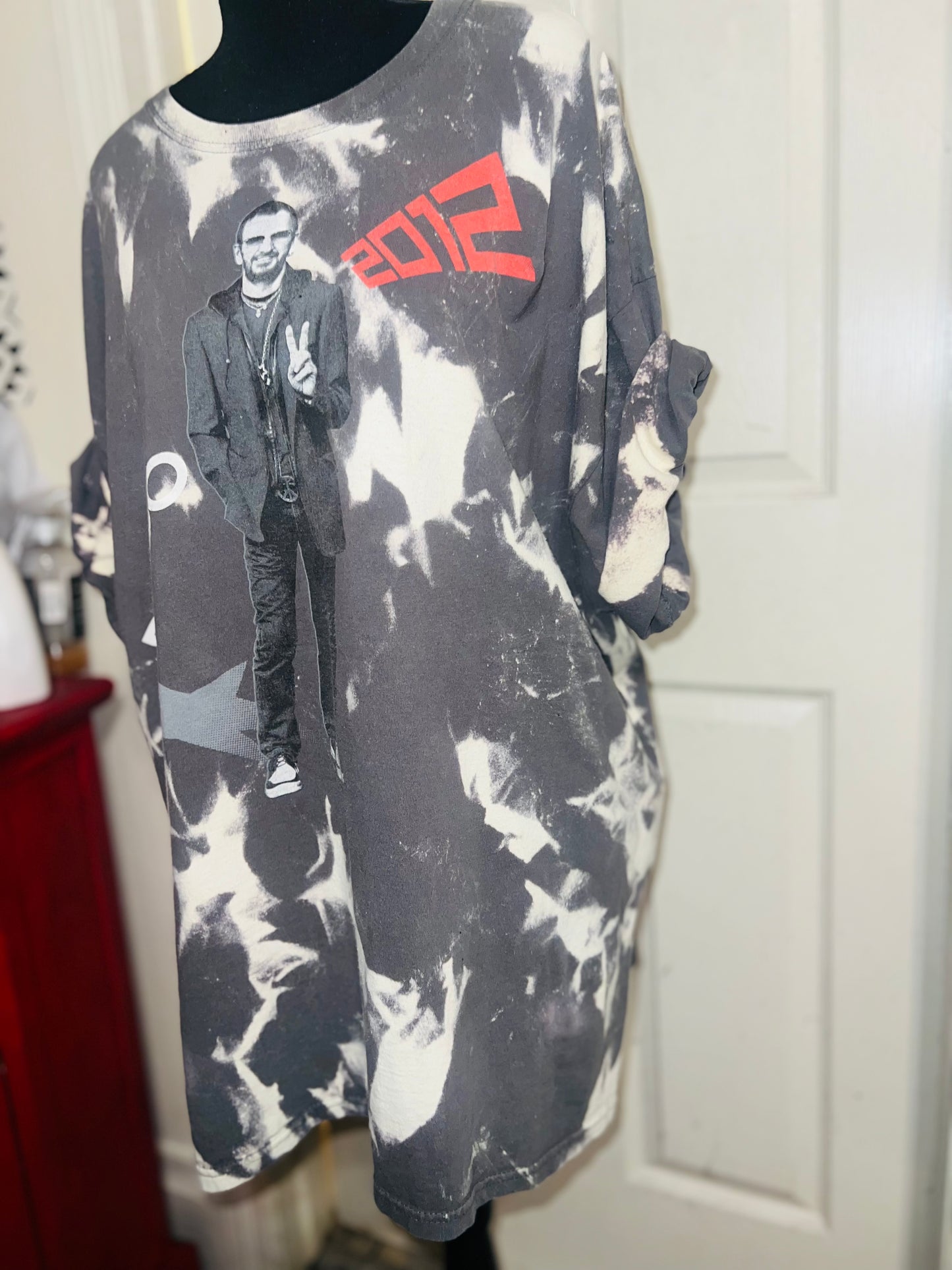 Bleached Ringo Starr Vintage Double Sided Tee