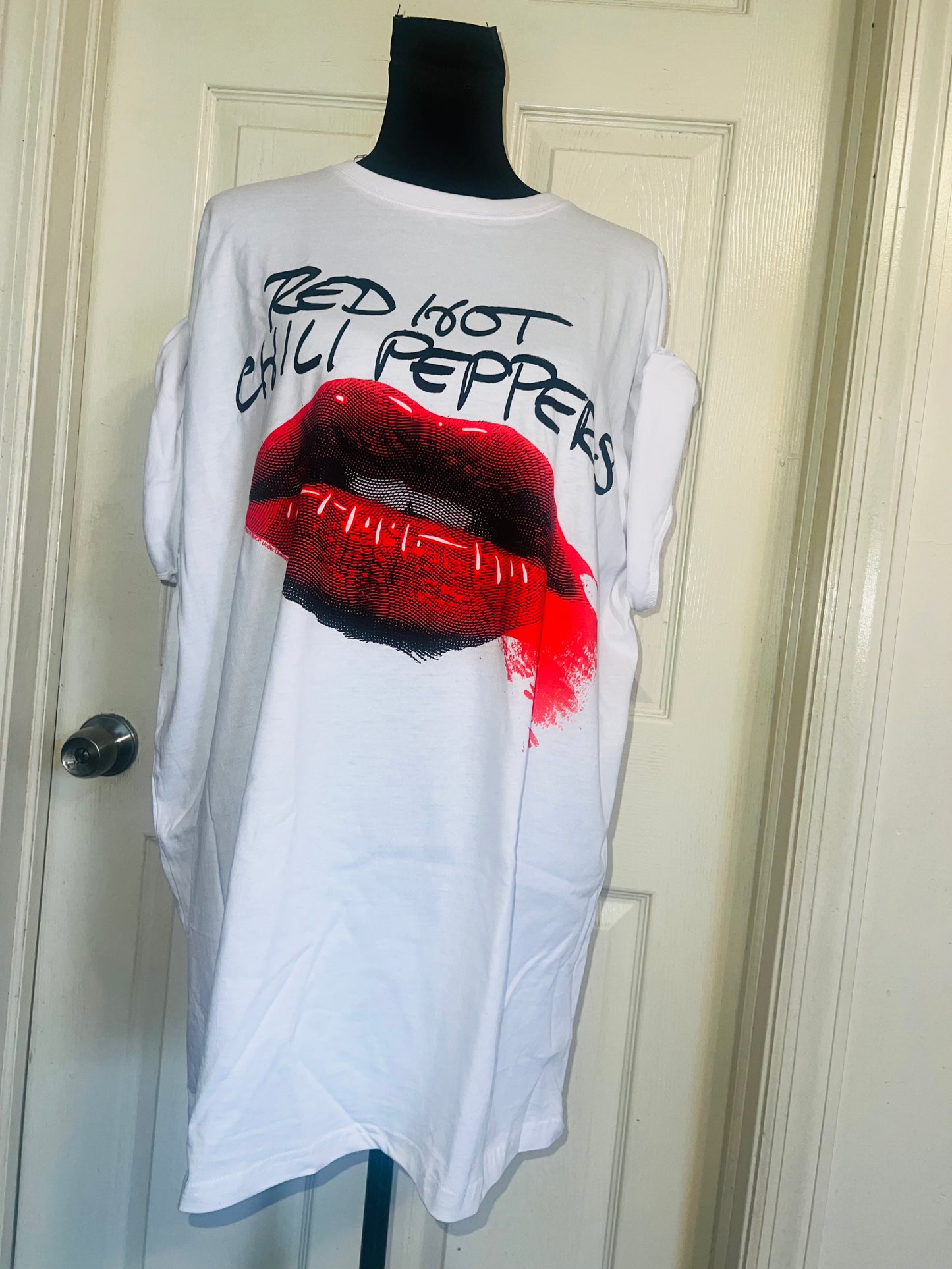 Red Hot Chili Peppers Oversized Distressed Tee
