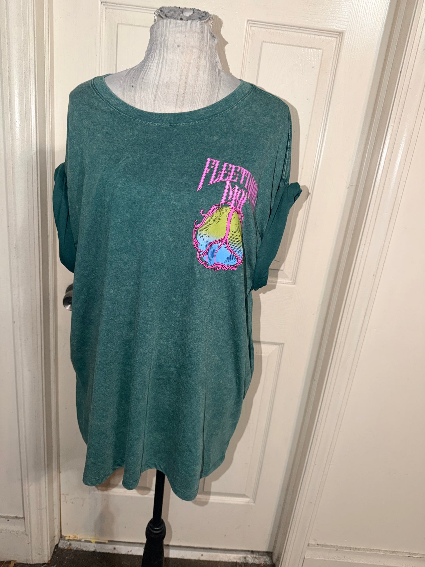 Fleetwood Mac Double Sided Oversized Distressed Tee