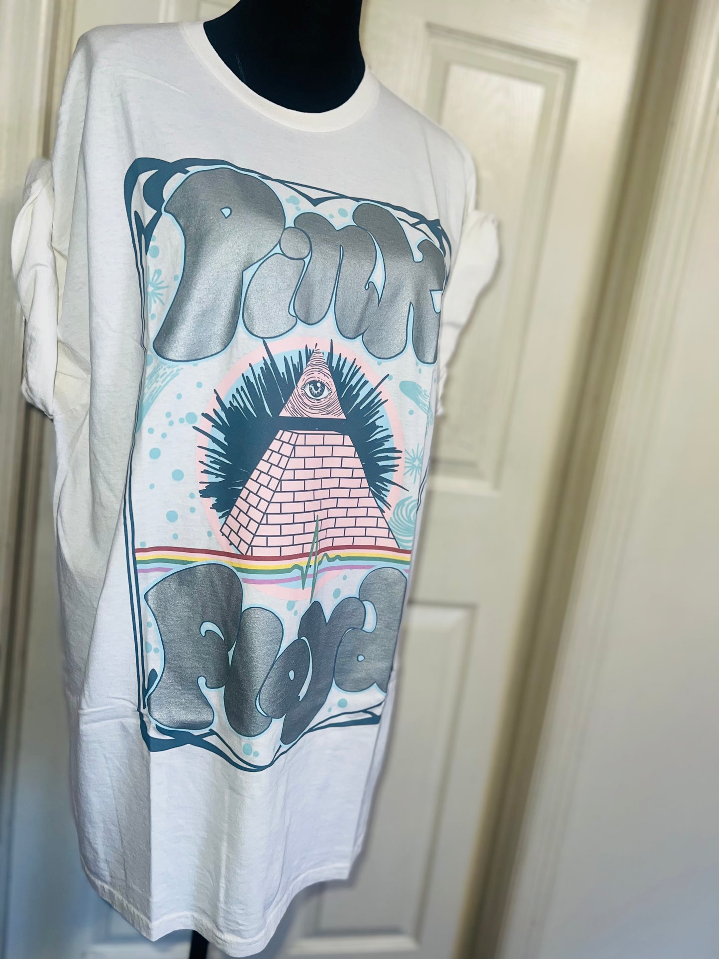 Pink Floyd Oversized Distressed Tee