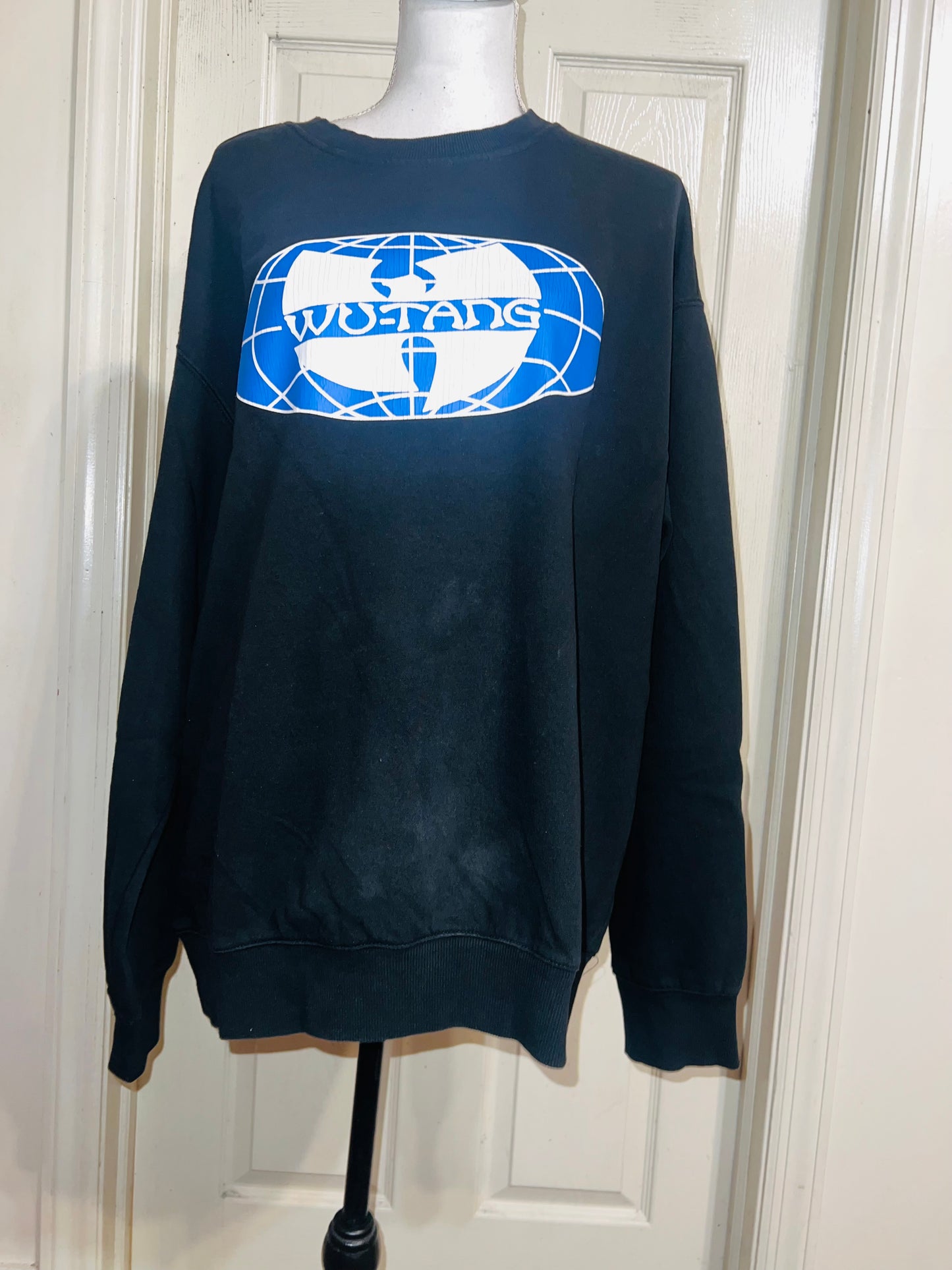 Wu-Tang Clan Oversized Distressed Sweatshirt