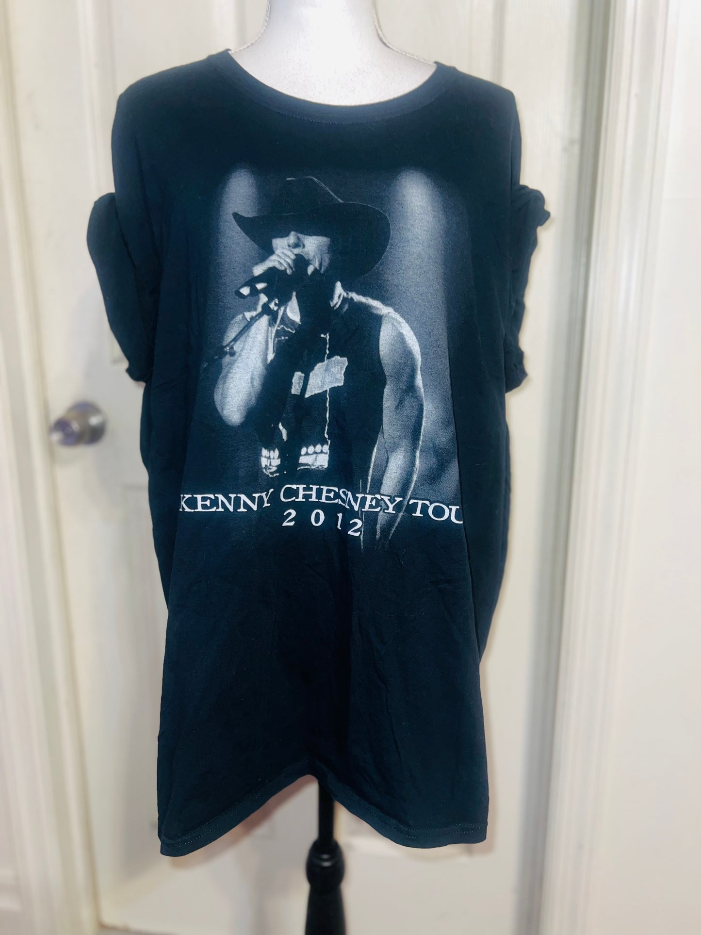 Kenny Chesney Double Sided Oversized Distressed Tee