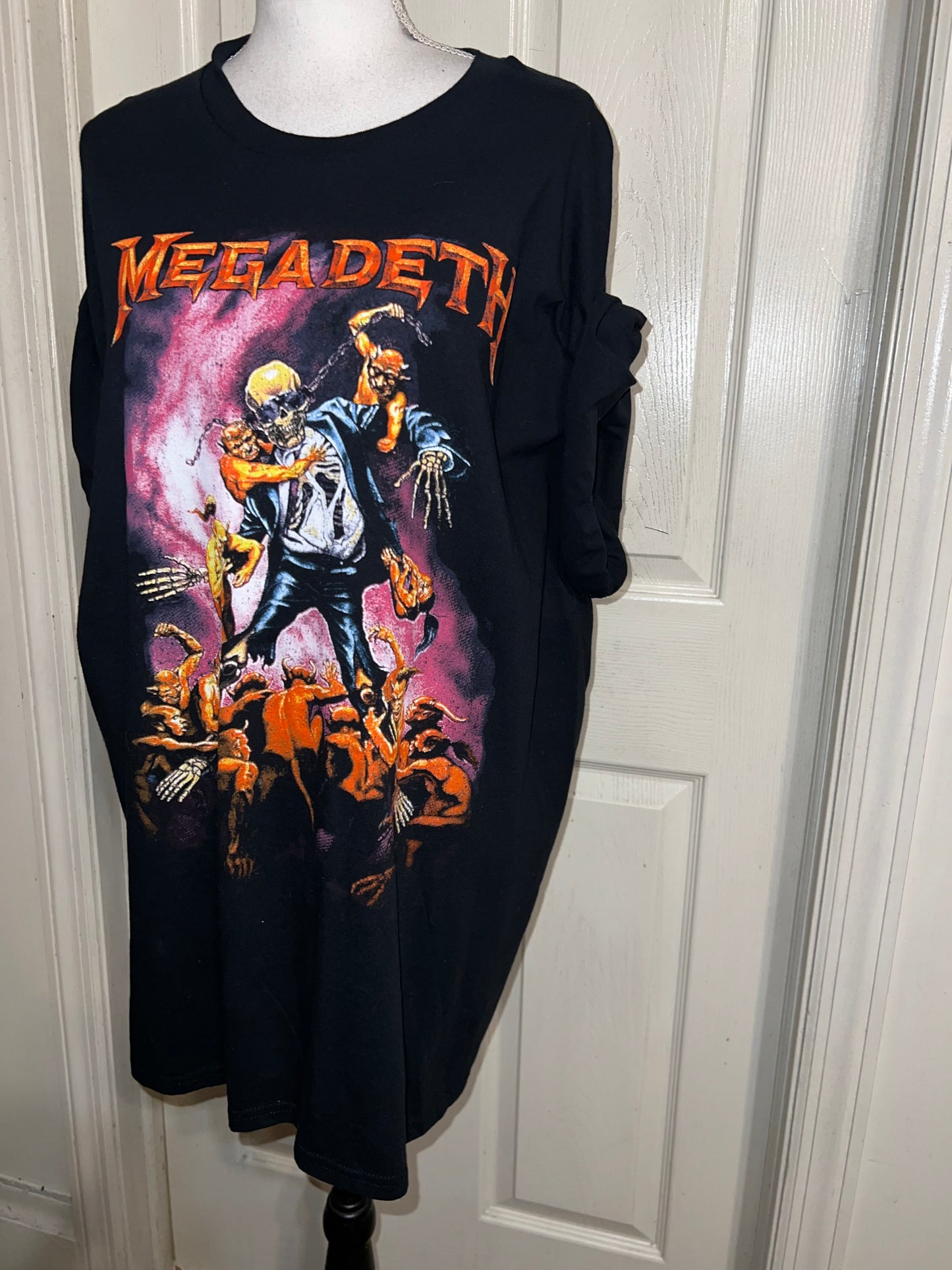 Megadeath Oversized Distressed Tee