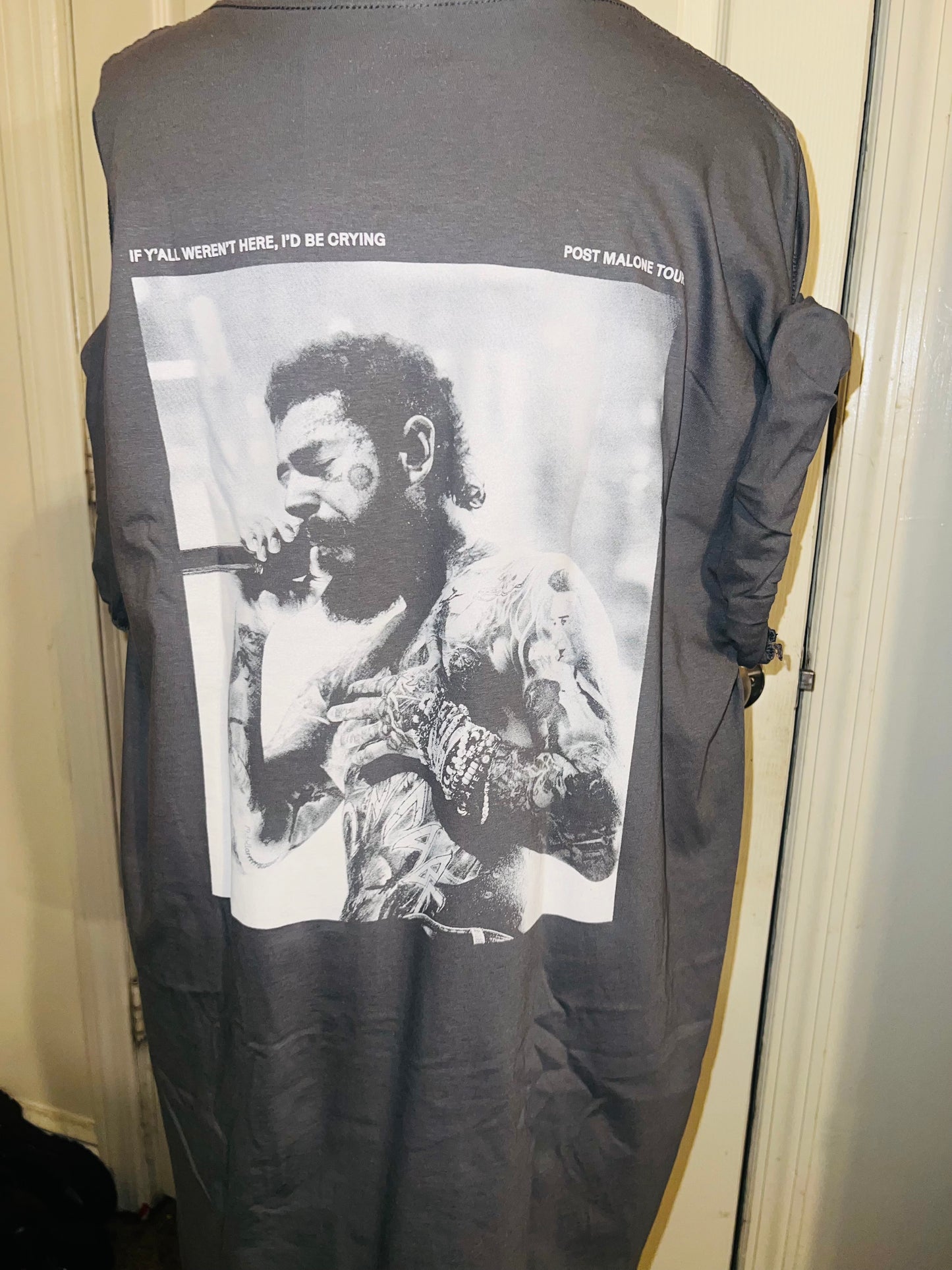 Post Malone Double Sided Oversized Distressed Tee