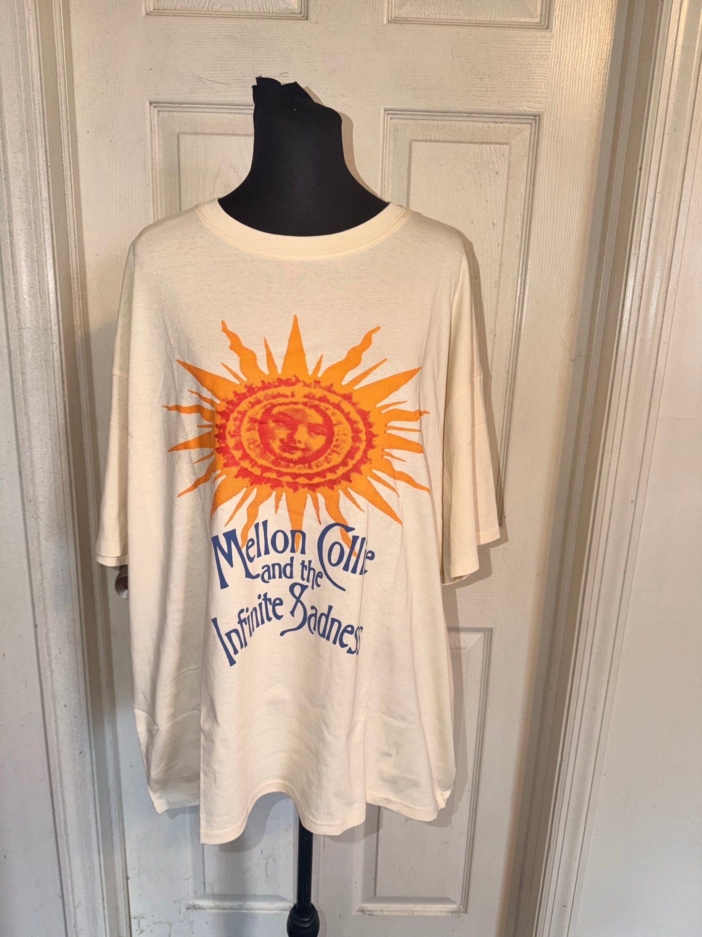 The Smashing Pumpkins Oversized Distressed Tee