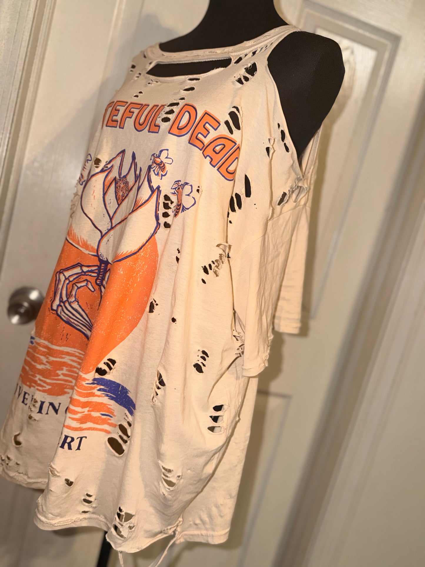 Grateful Dead Oversized Distressed Tee (as is)