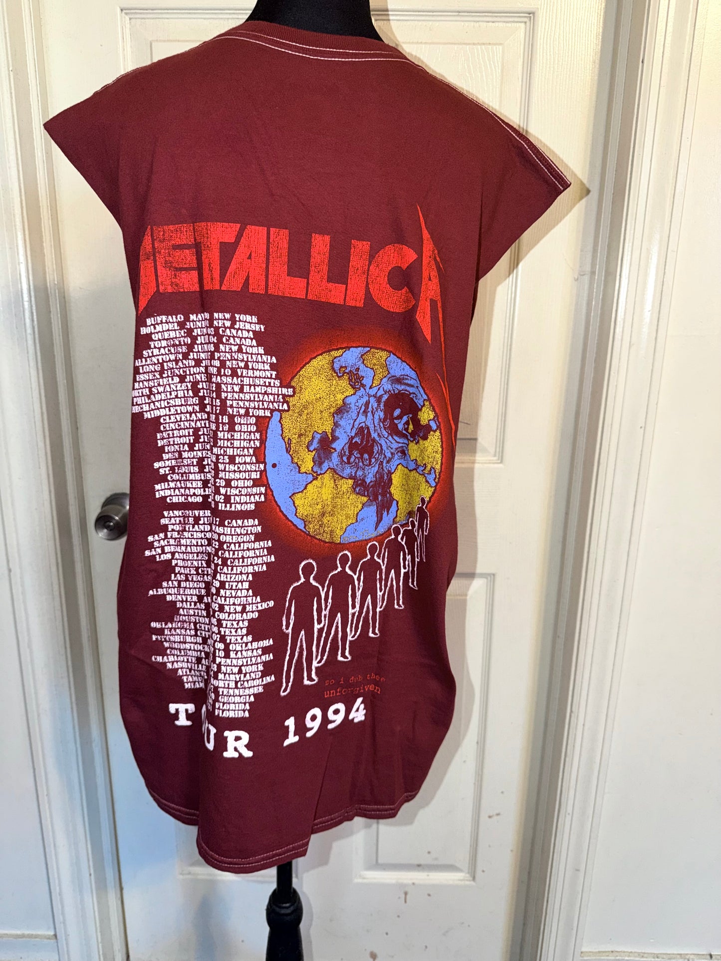 Metallica Oversized Double Sided Tann