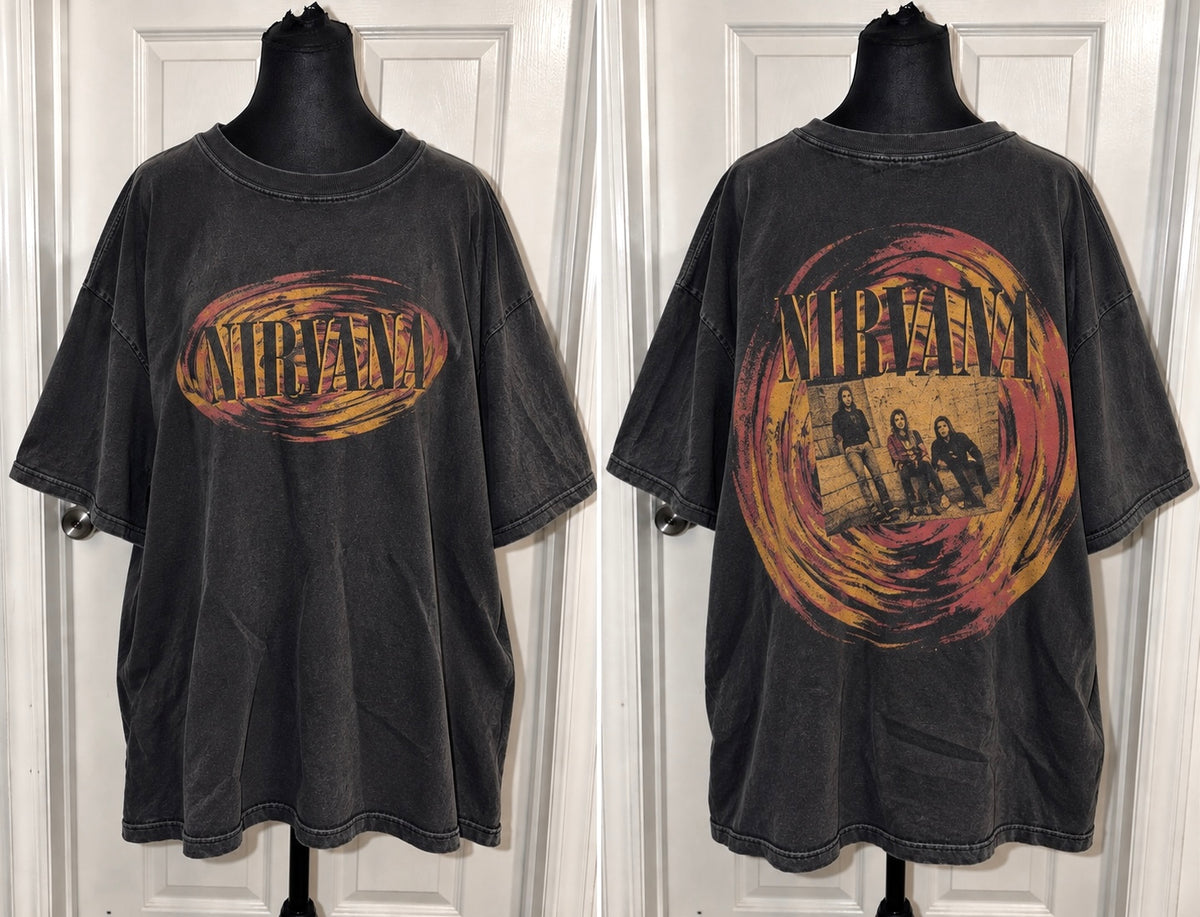 Nirvana Double Sided Oversized Tee