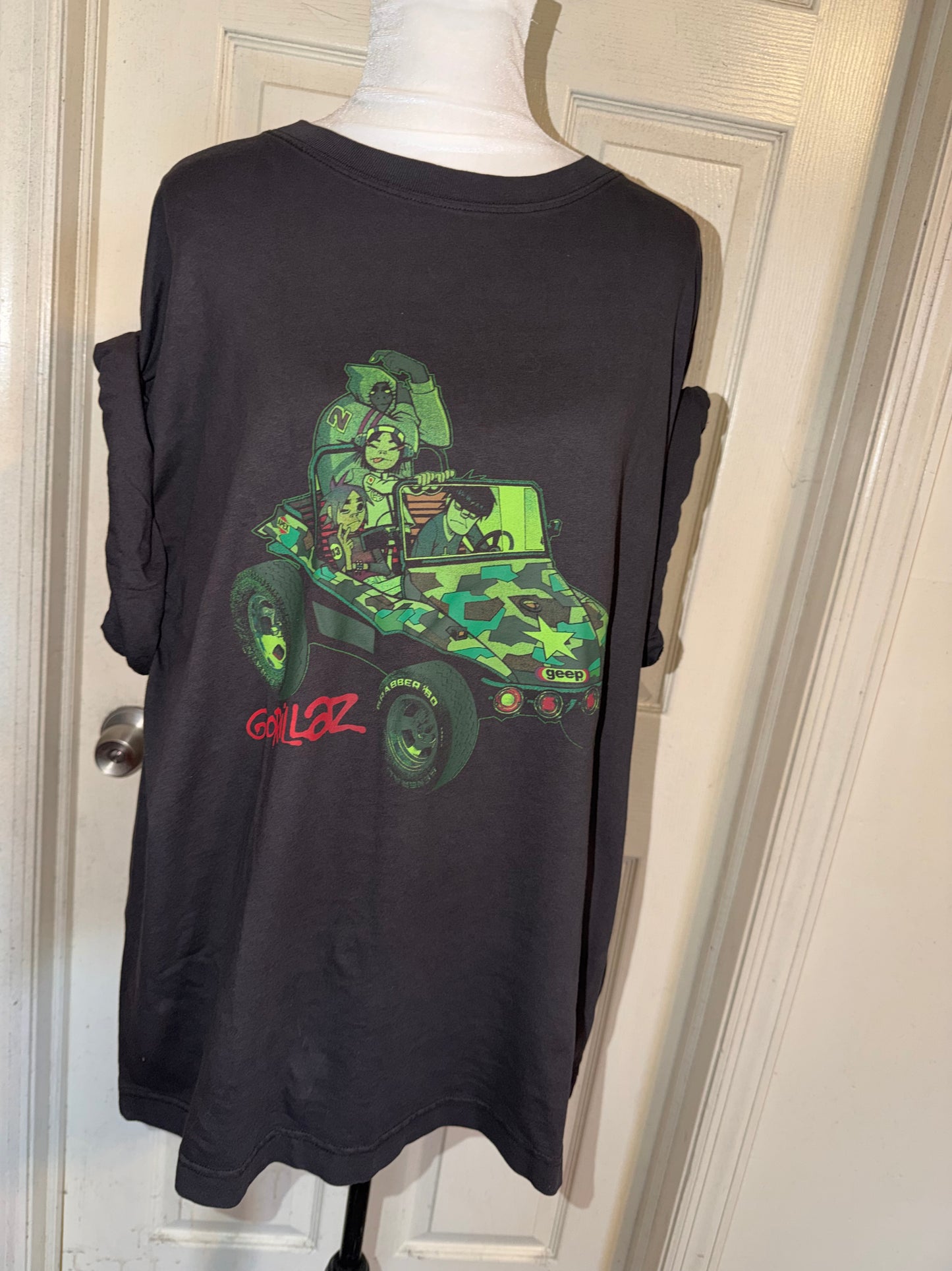 Gorillaz Oversized Distressed Tee