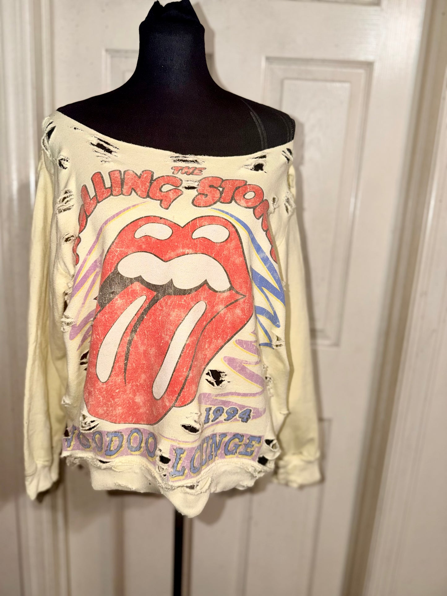 The Rolling Stones Distressed Sweatshirt