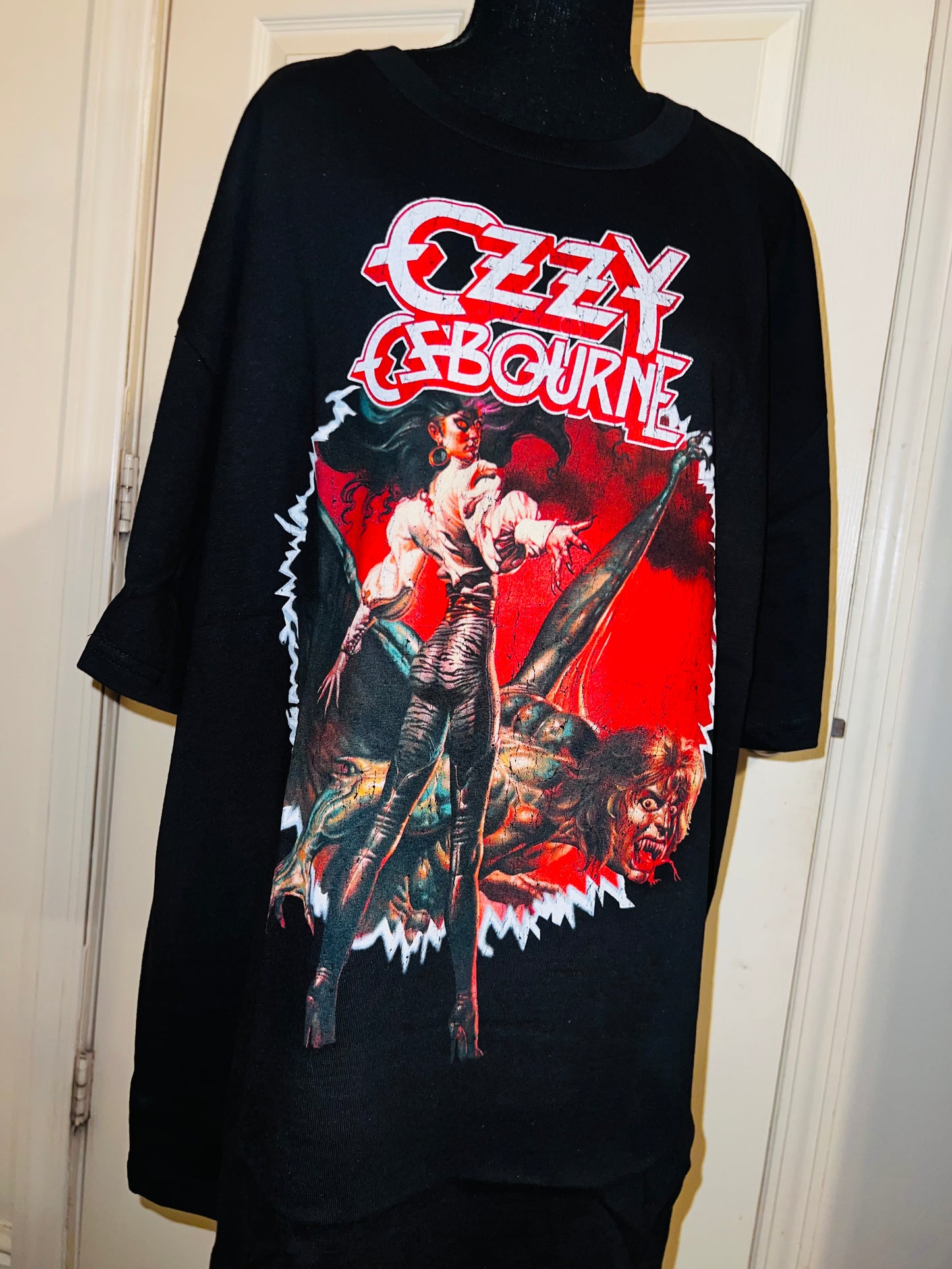 Ozzy Osbourne Oversized Distressed Tee