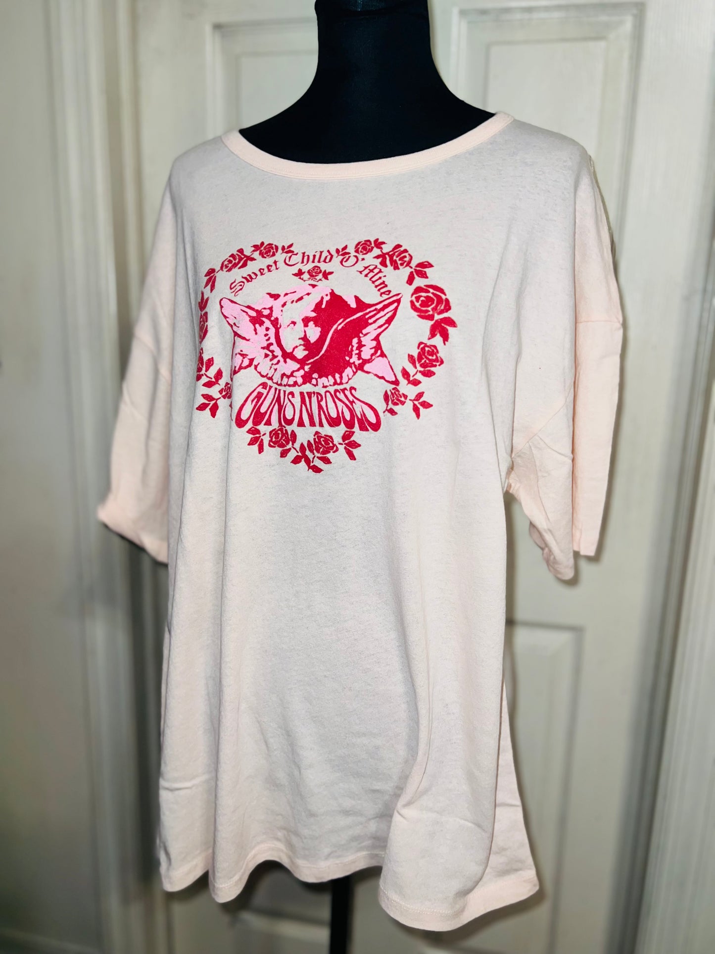 Guns n Roses Oversized Distressed Tee