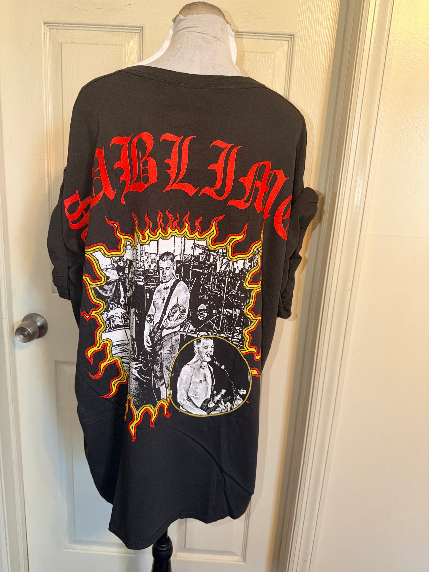 Sublime Double Sided Oversized Distressed Tee