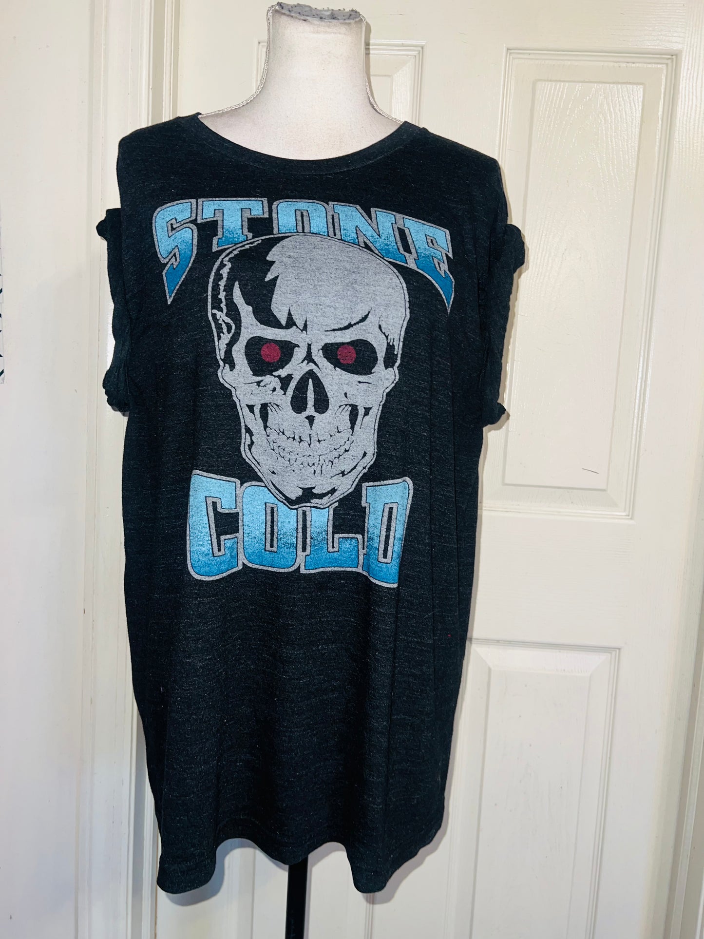 Stone Cold Steve Austin Vintage Oversized Distressed Tee