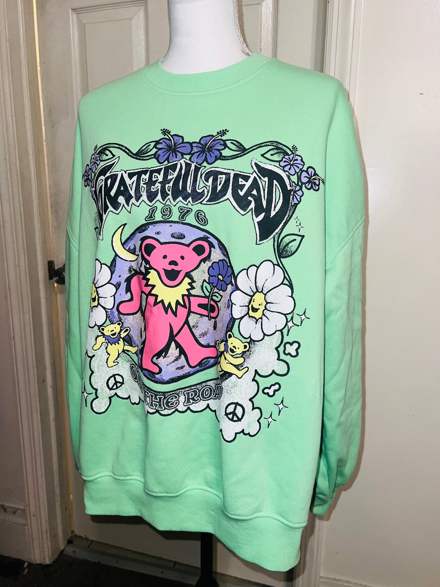 Grateful Dead Oversized Distressed Sweatshirt