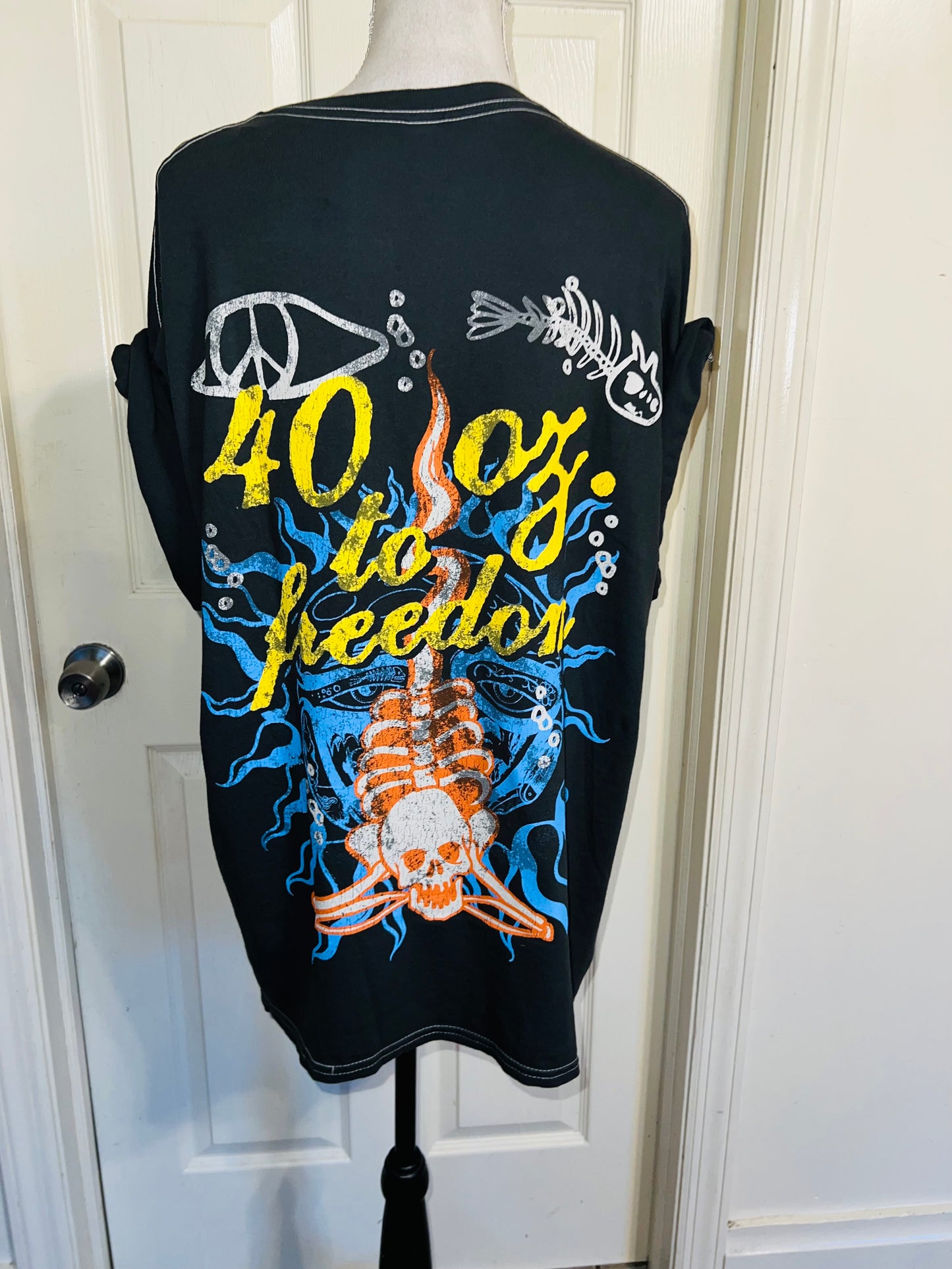 Sublime Double Sided Oversized Distressed Tee