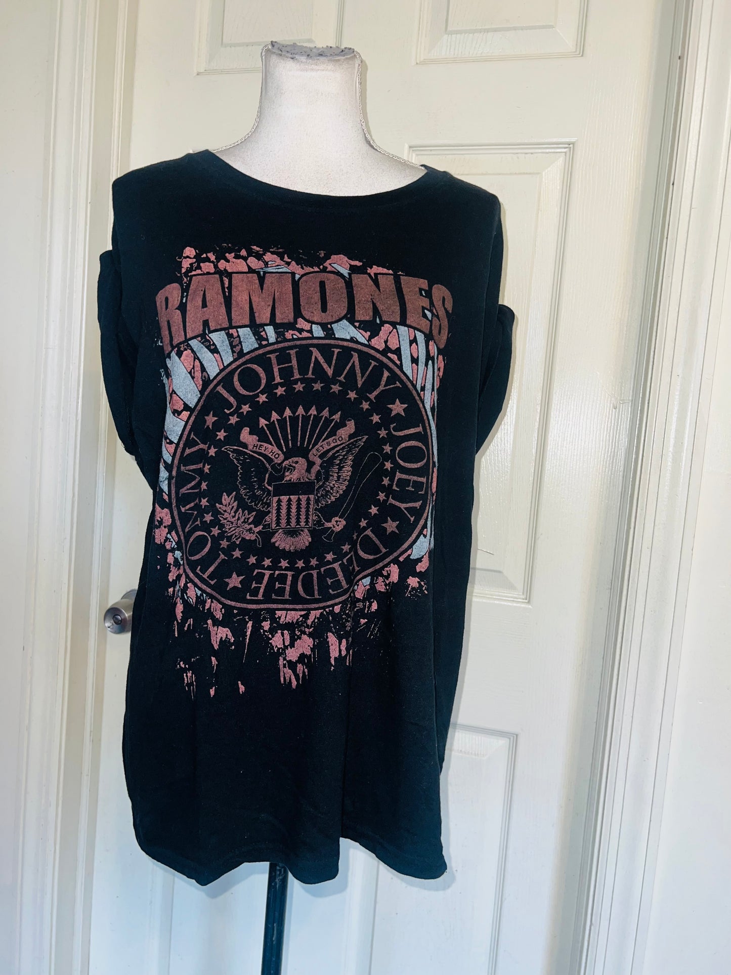 Ramones Oversized Distressed Tee