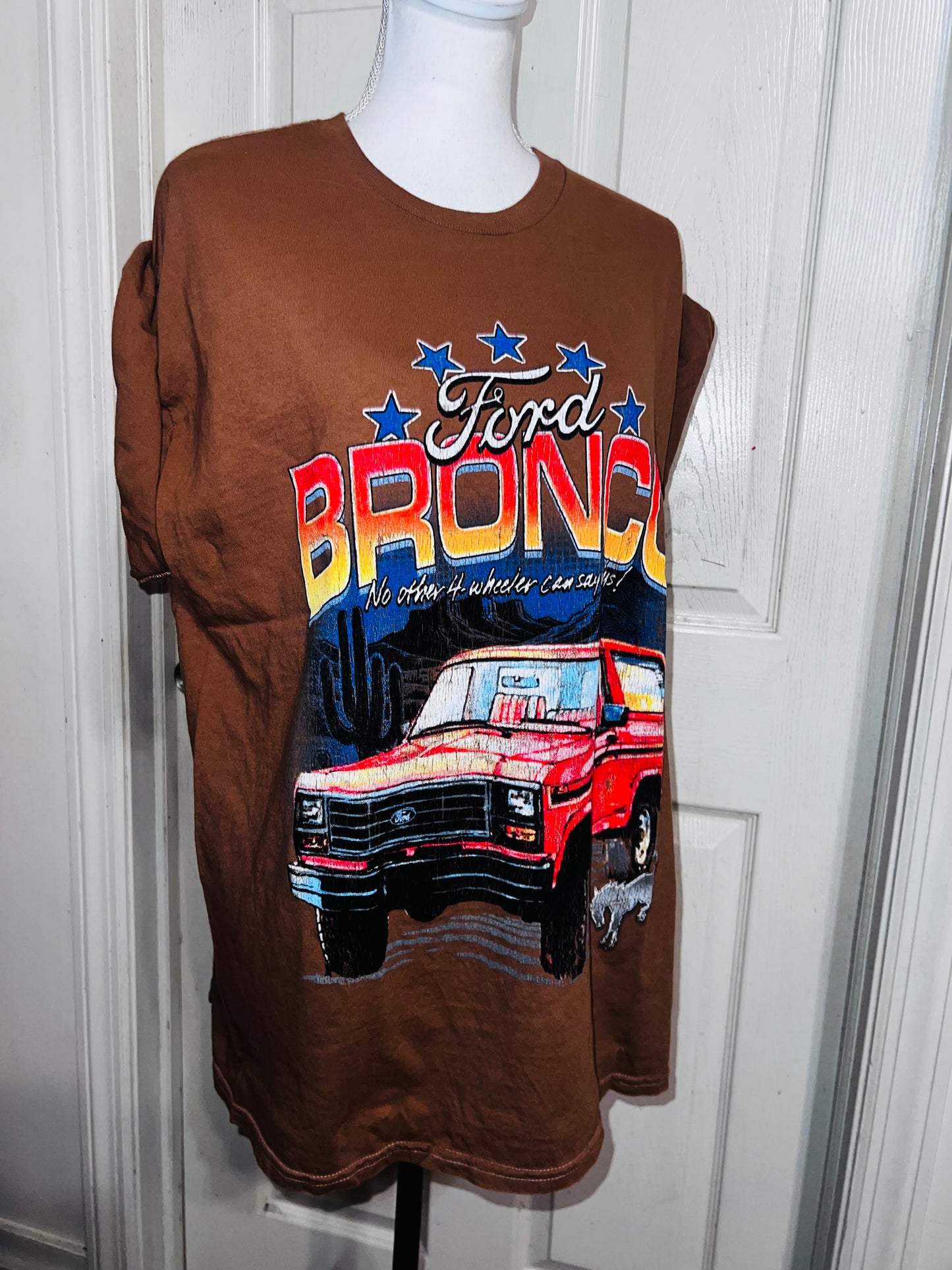 Ford Bronco Double Sided Oversized Distressed Tee