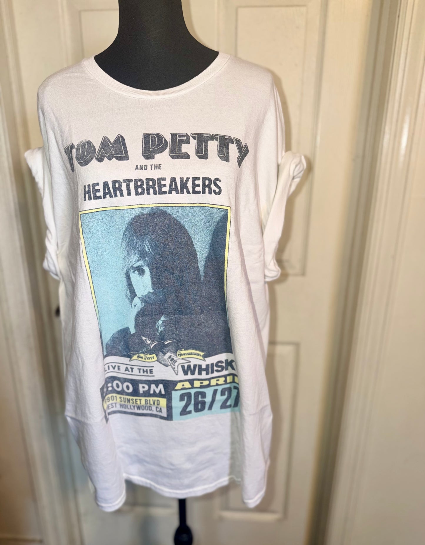 Tom Petty and the Heartbreakers Oversized Distressed Tee