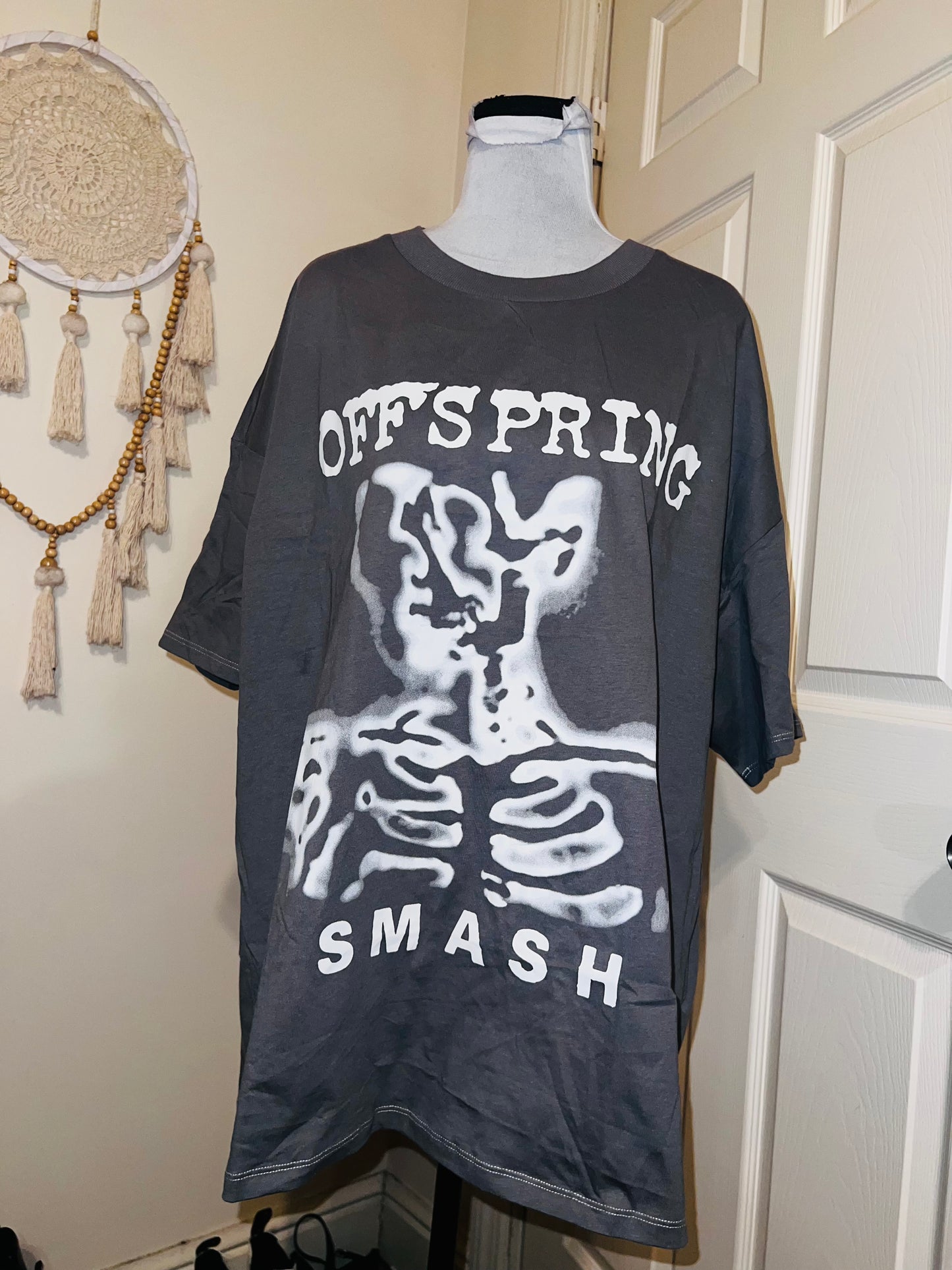 The Offspring “Smash” Oversized Distressed Tee