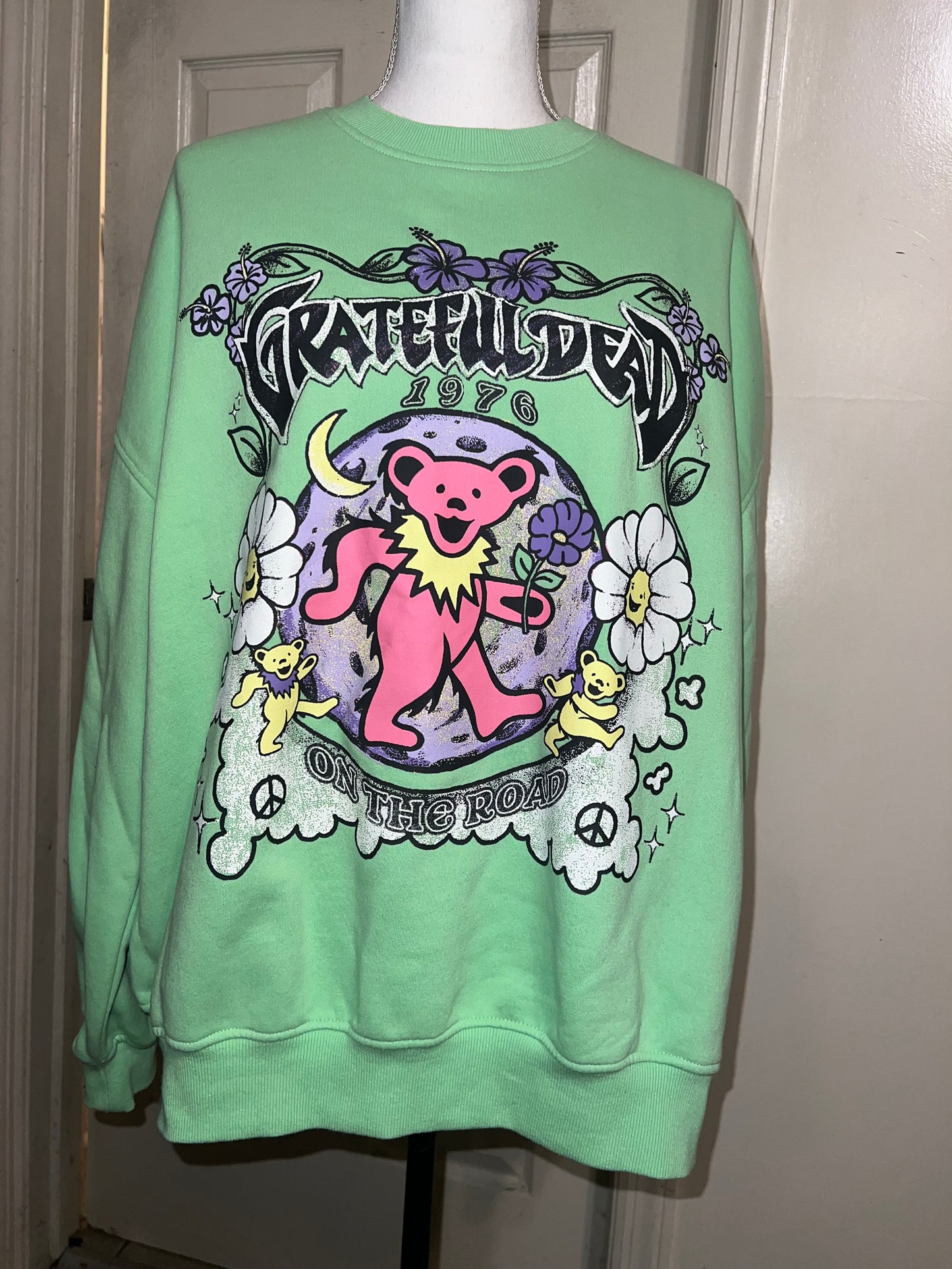 Grateful Dead Oversized Distressed Sweatshirt