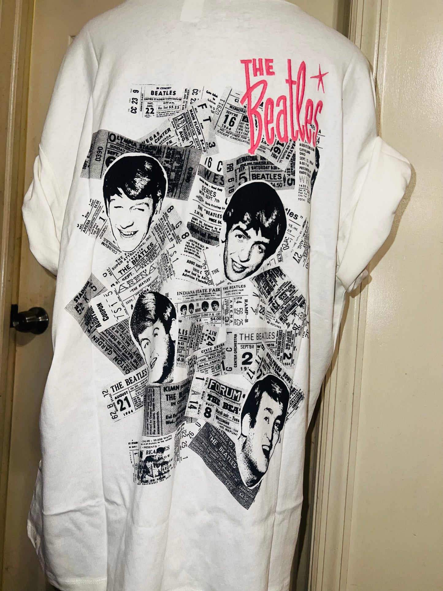 The Beatles Double Sided Oversized Tee