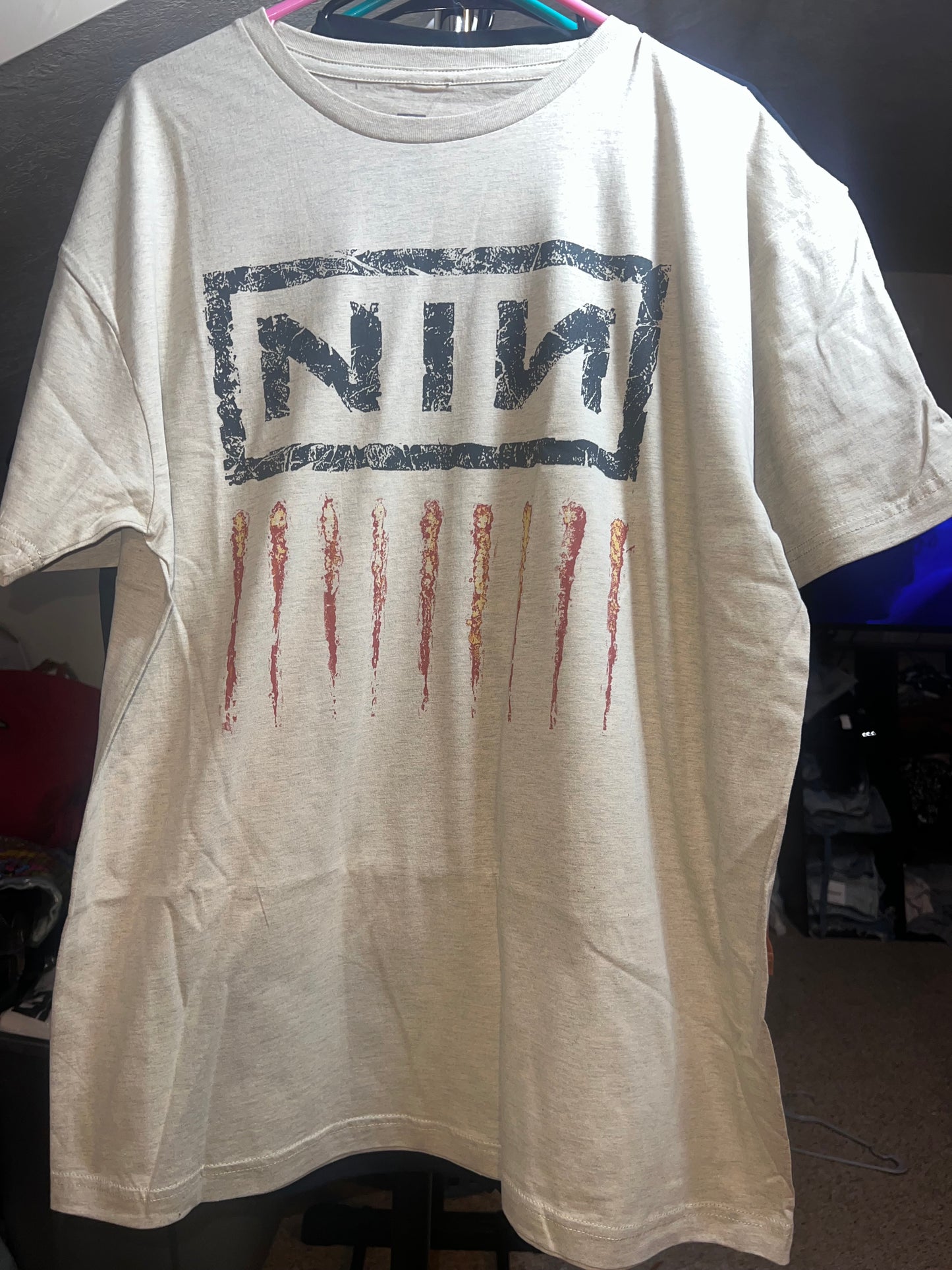 Nine Inch Nails Oversized Distressed Tee