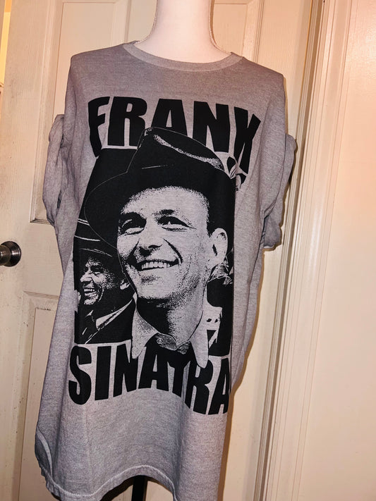 Frank Sinatra Oversized Distressed Tee