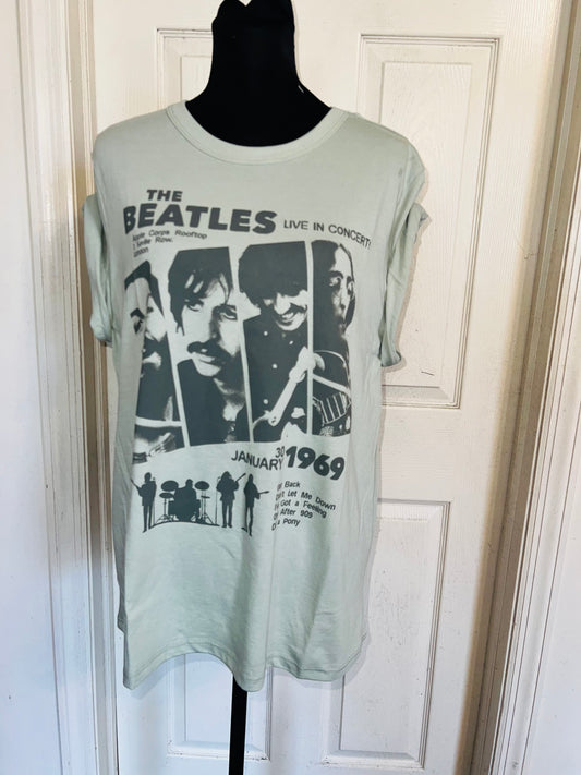 The Beatles Oversized Distressed Tee