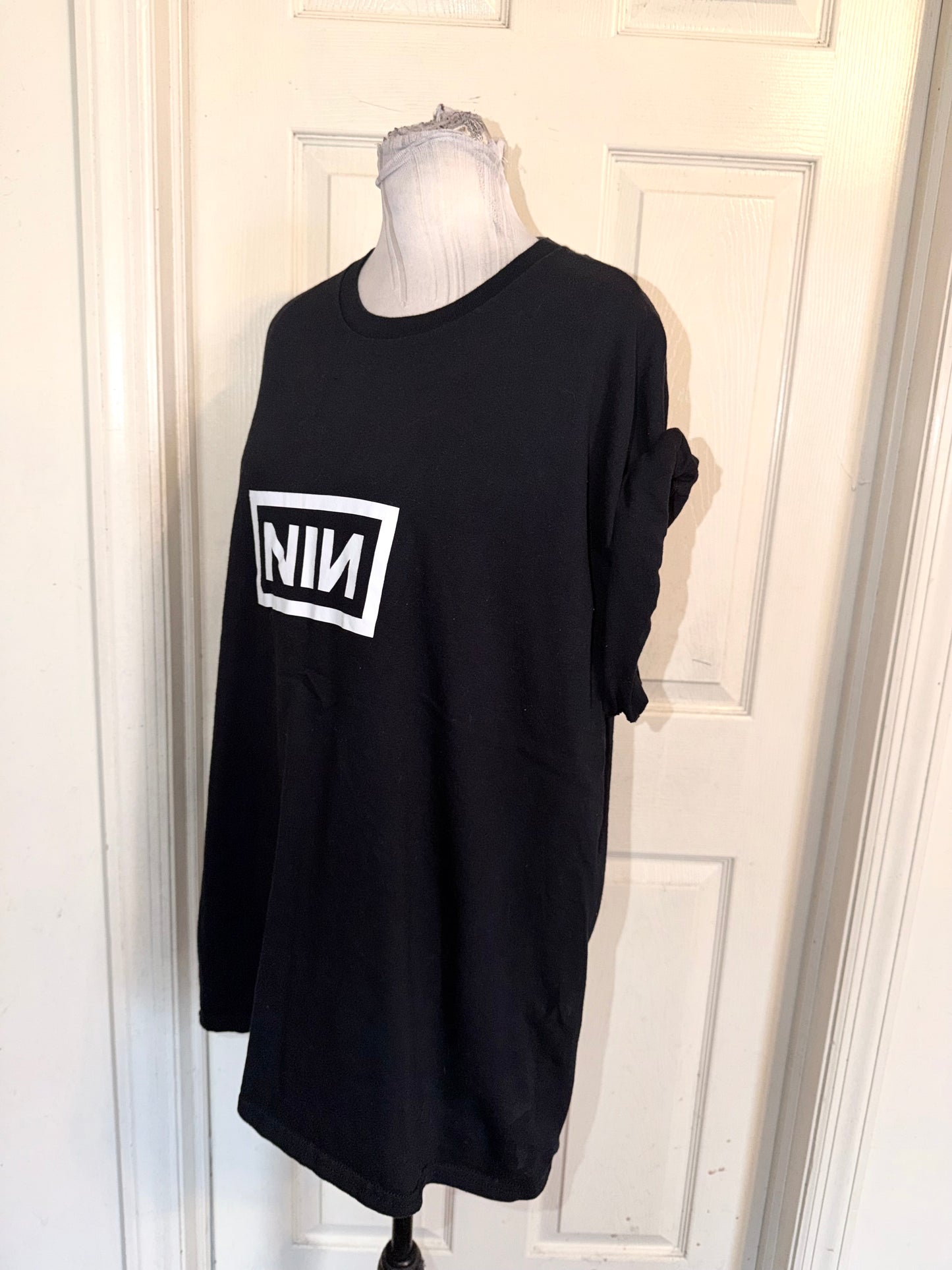 Nine Inch Nails Double Sided Oversized Distressed Tee