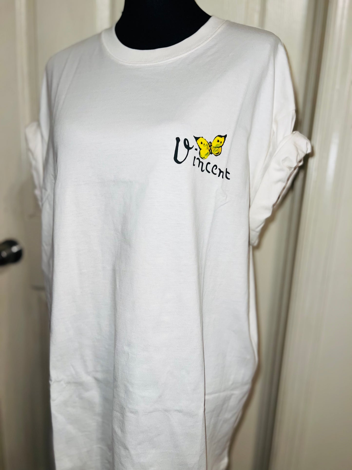 Vincent Van Gogh Double Sided Distressed Tee