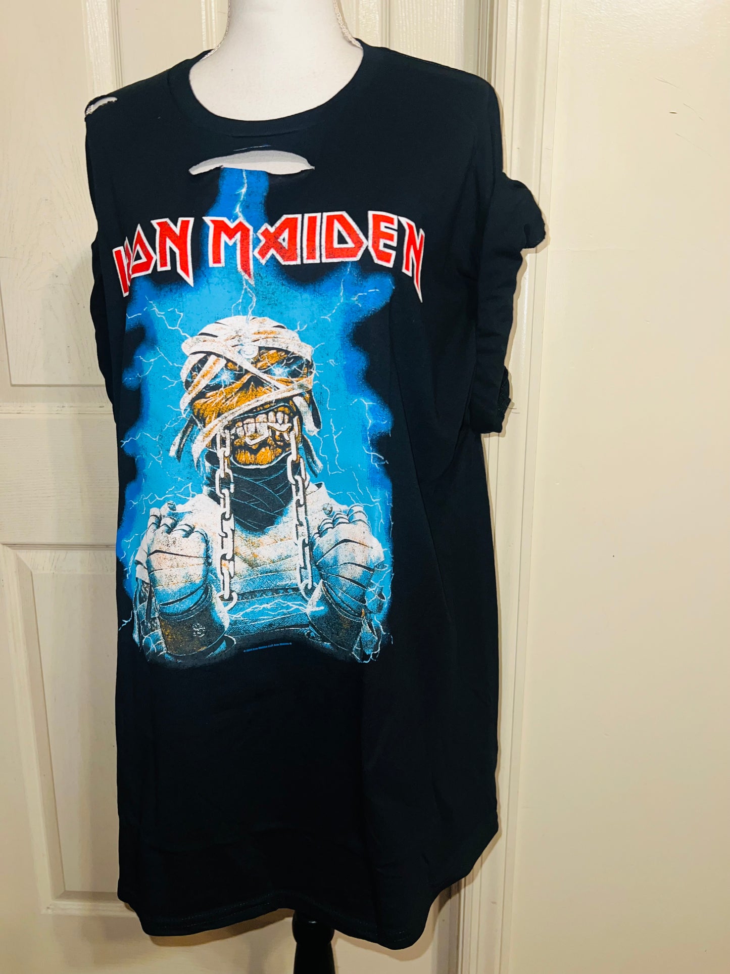 Iron Maiden Oversized Distressed Tee