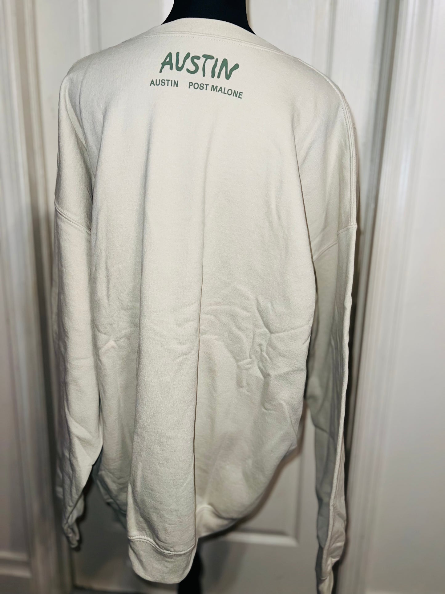 Post Malone Oversized Distressed Sweatshirt