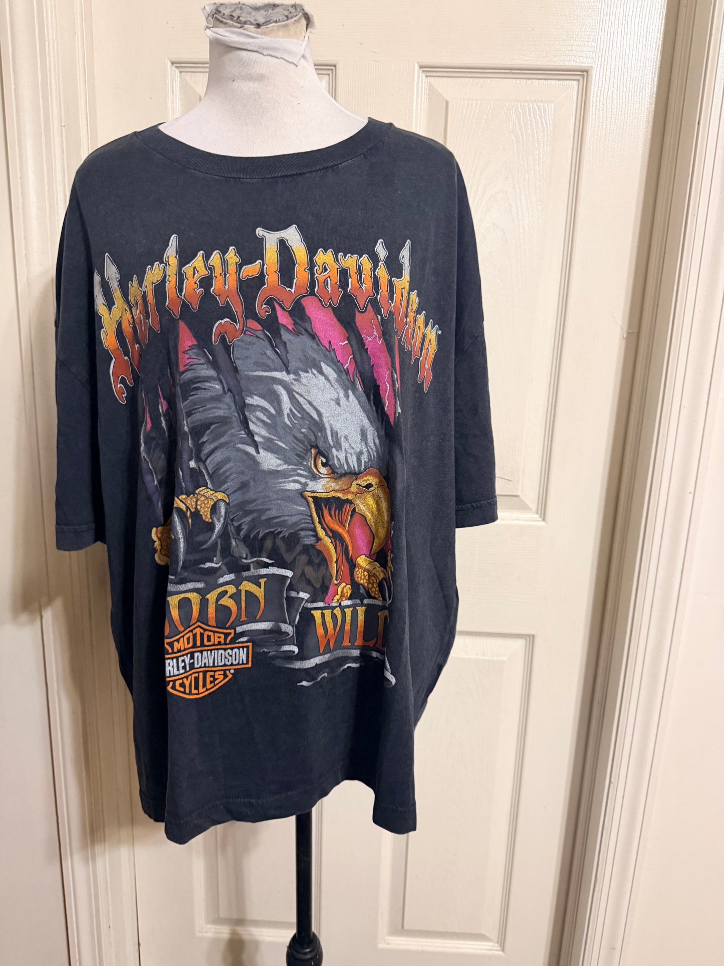 Harley Davidson Oversized Distressed Tee