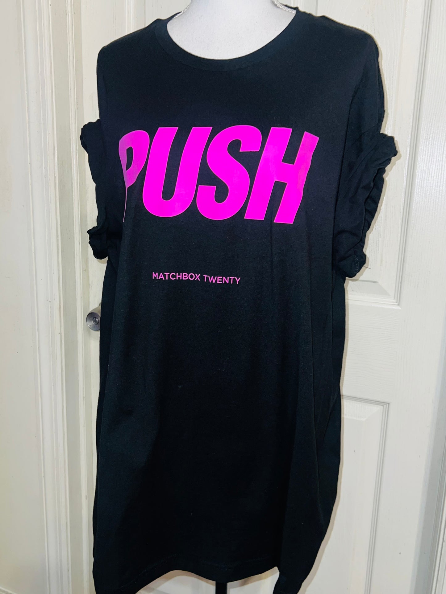 Matchbox Twenty Push Oversized Distressed Tee