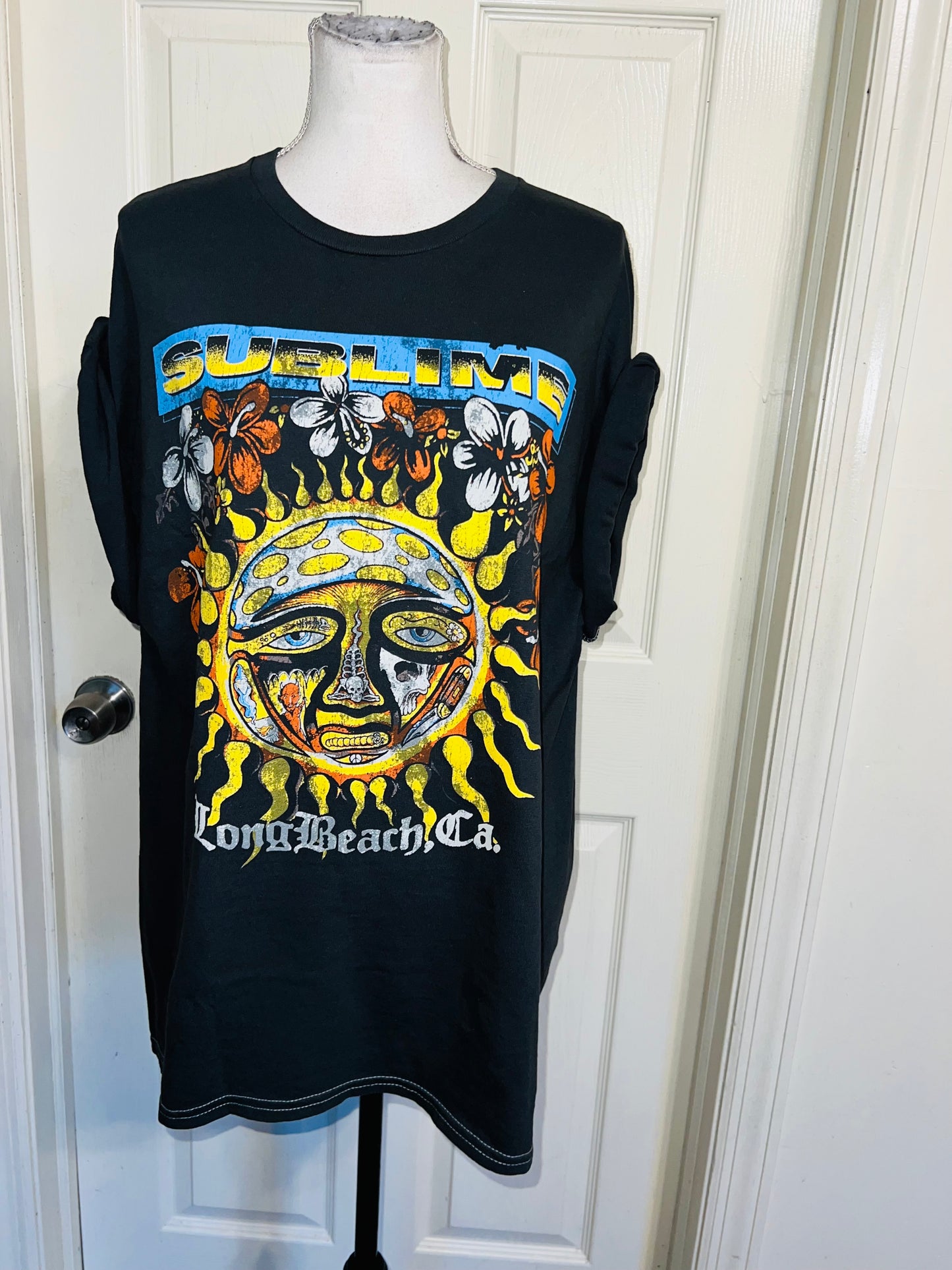 Sublime Double Sided Oversized Distressed Tee