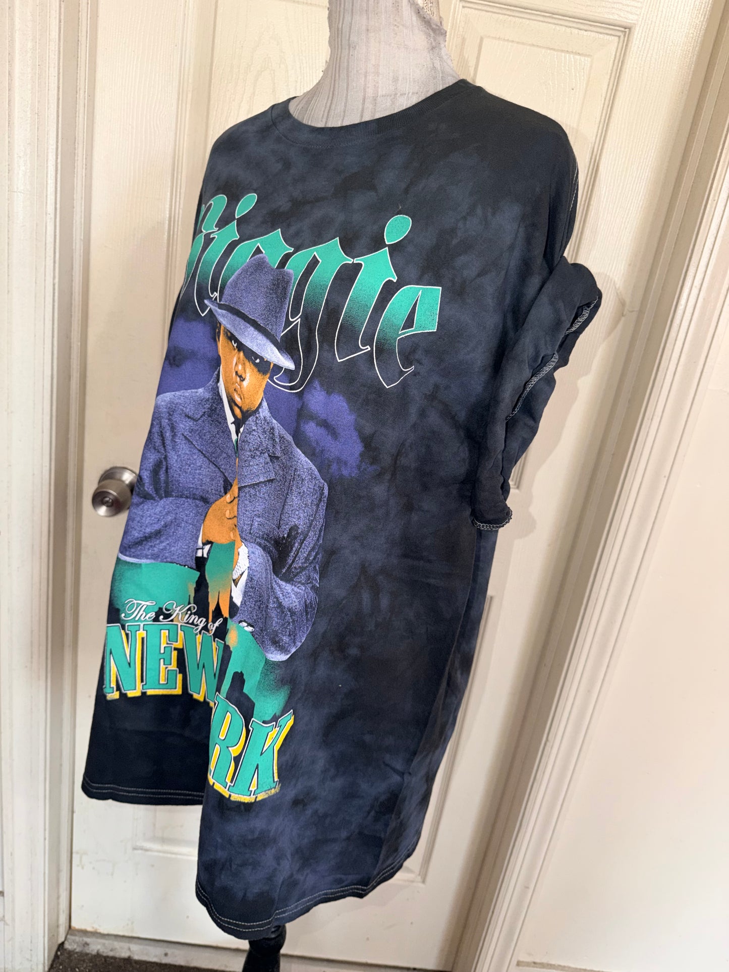 Biggie Smalls Oversized Distressed Tee