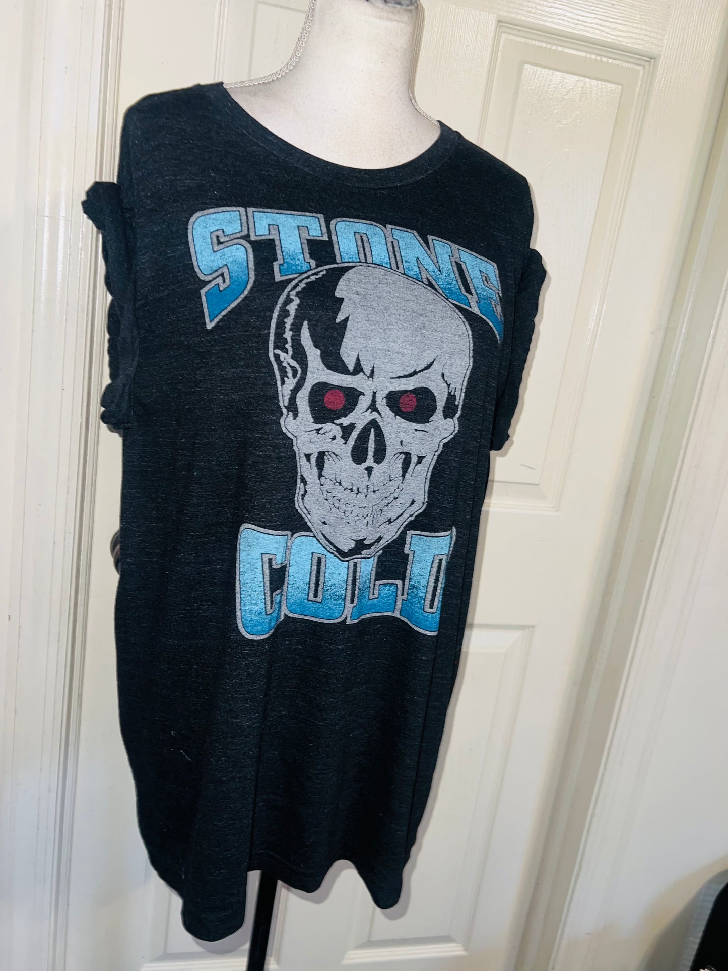 Stone Cold Steve Austin Vintage Oversized Distressed Tee