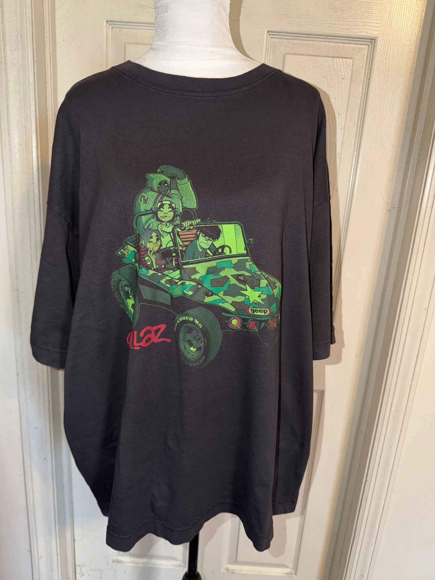Gorillaz Oversized Distressed Tee
