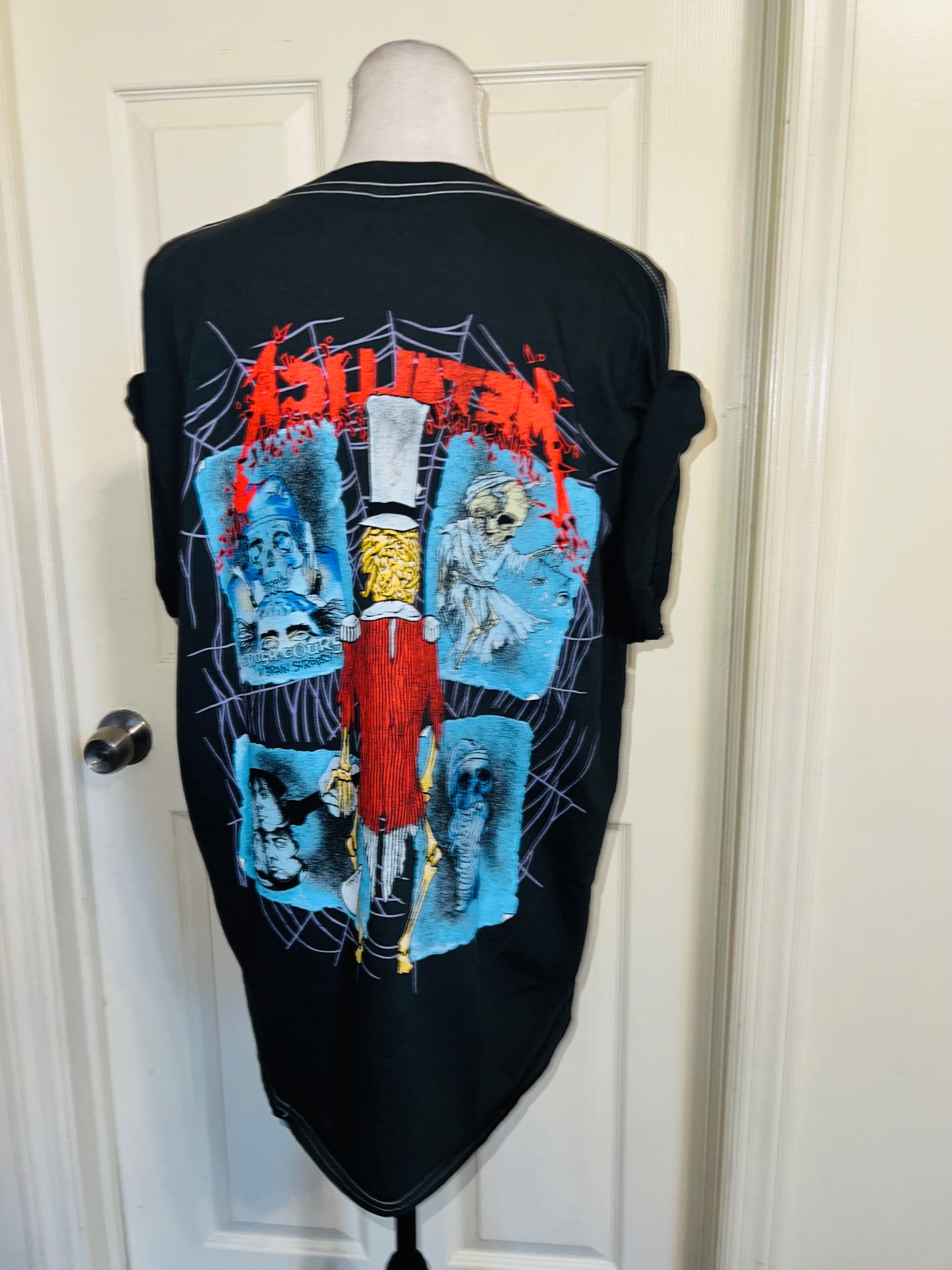Metallica Double Sided Oversized Distressed Tee