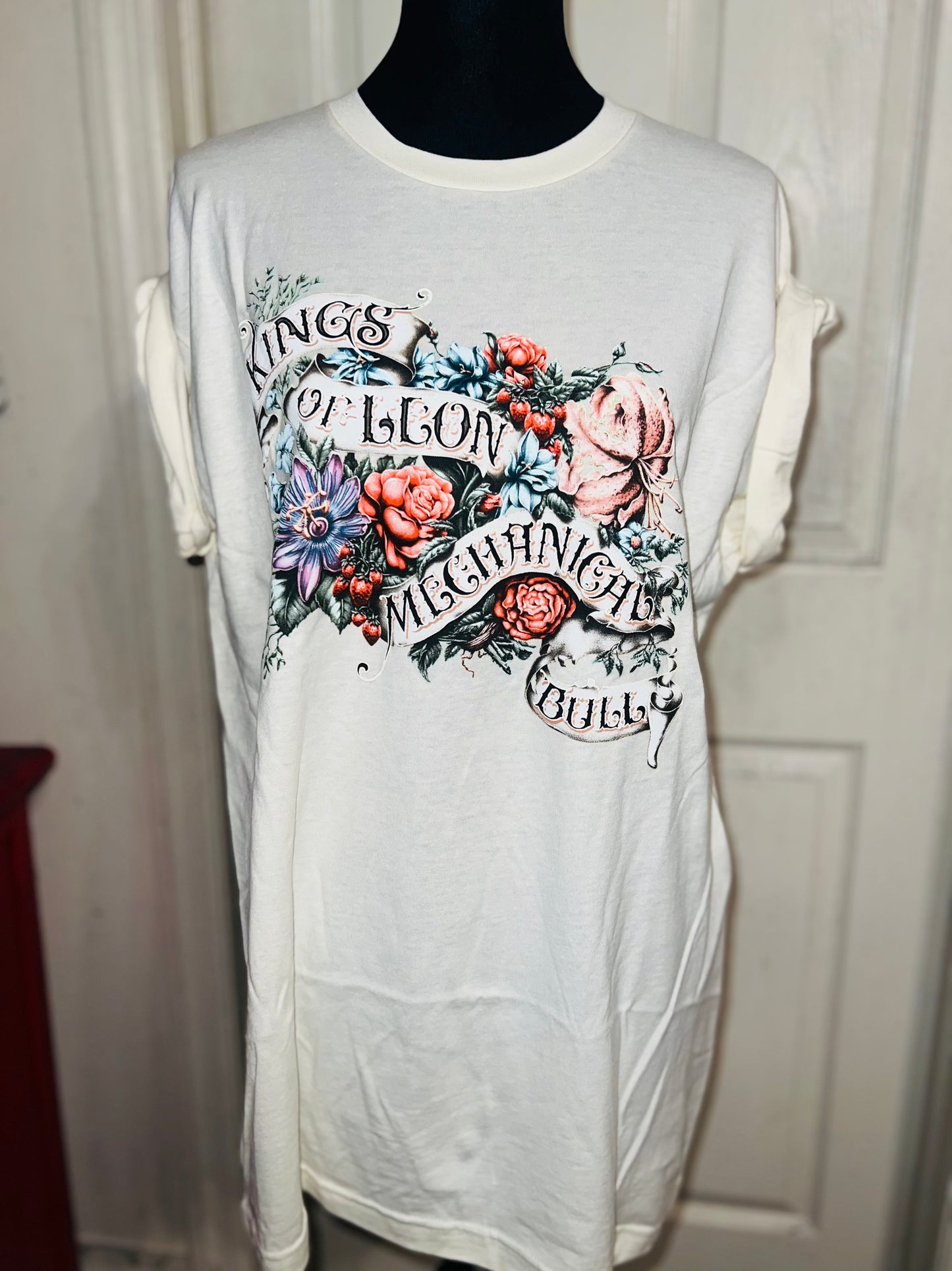 Kings of Leon Oversized Distressed T-Shirt