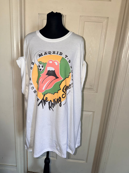The Rolling Stones Oversized Distressed Tee