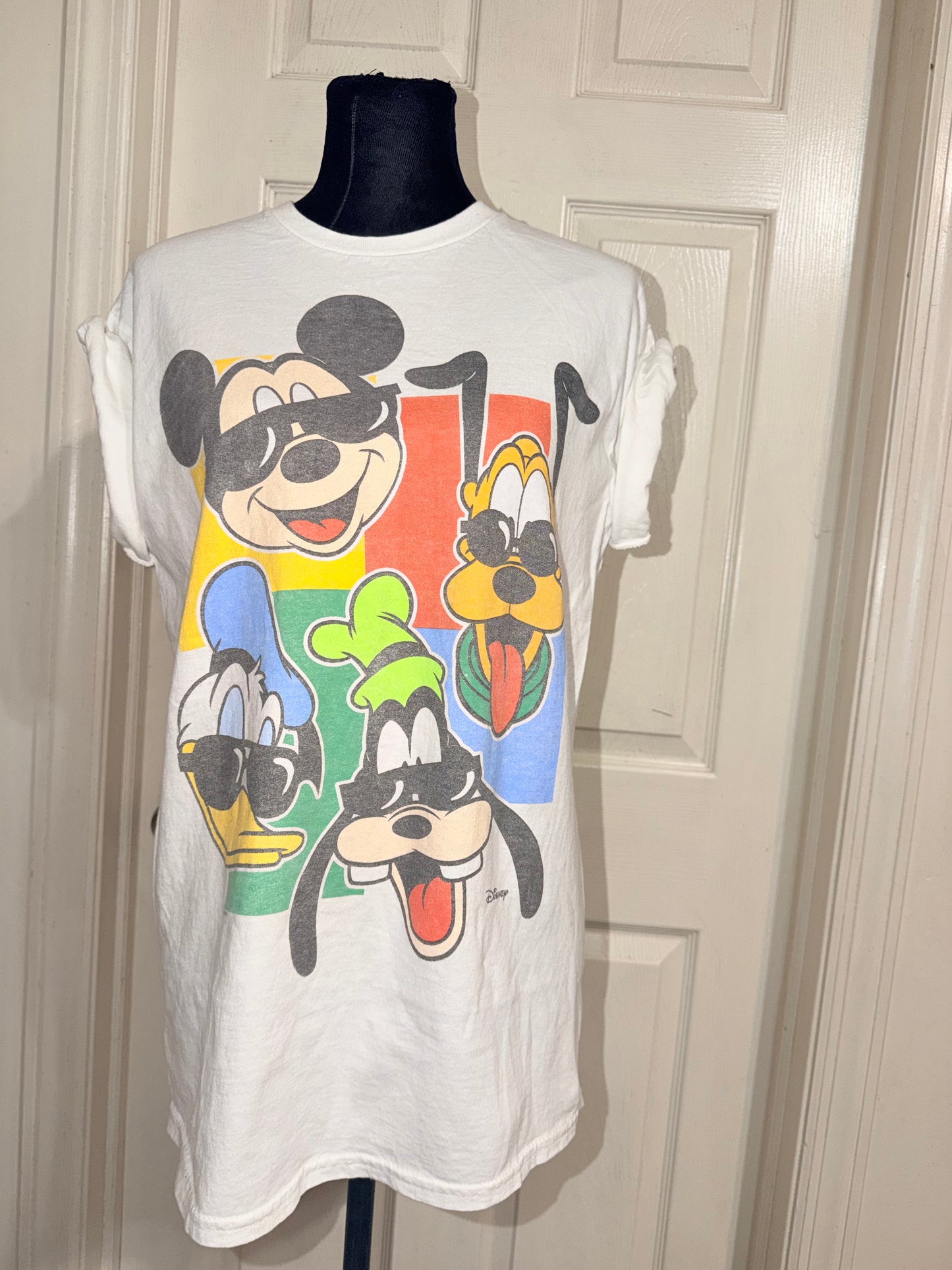 Disney Mickey Mouse Oversized Distressed Tee
