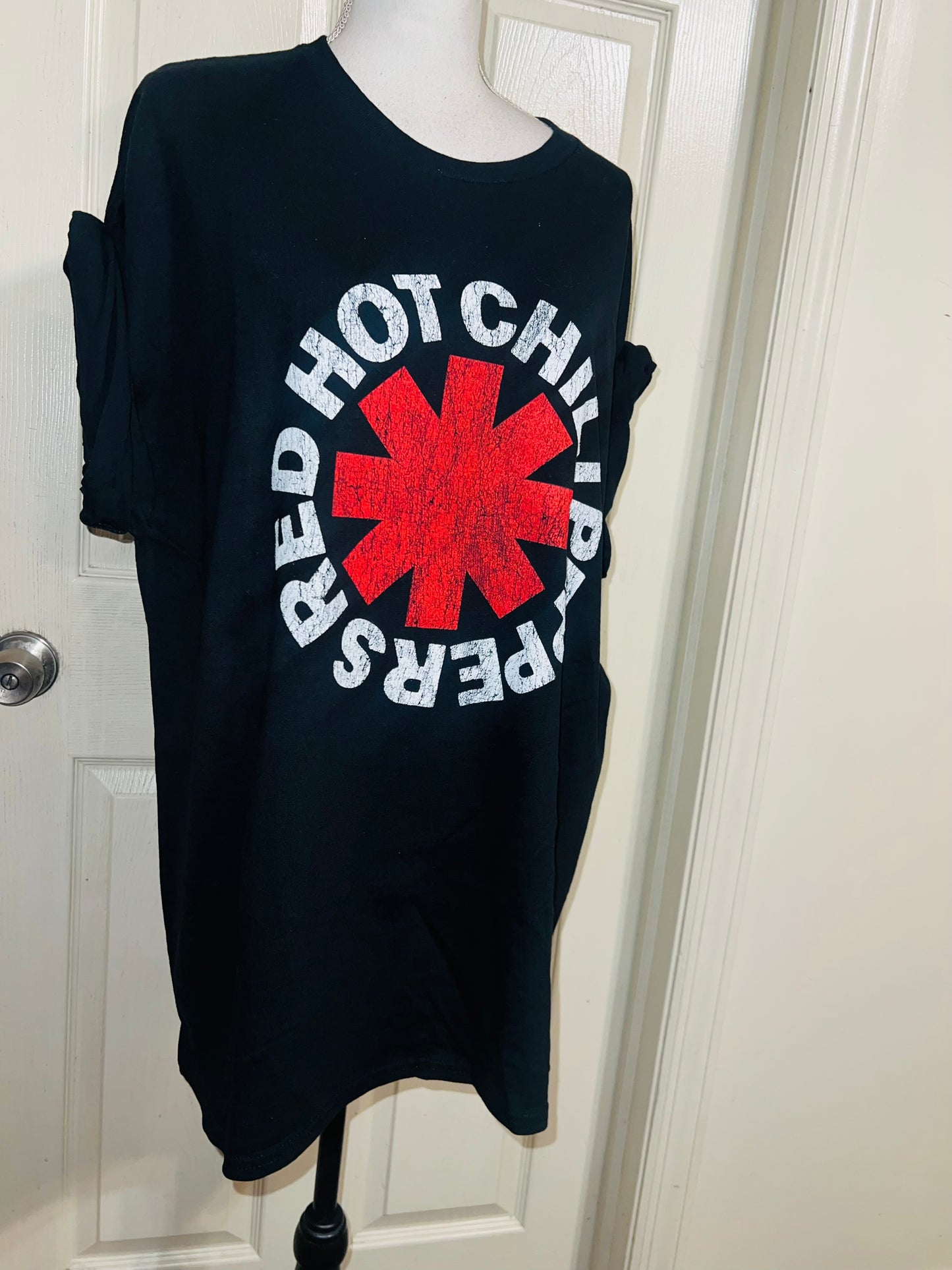 Red Hot Chili Peppers Oversized Distressed Tee